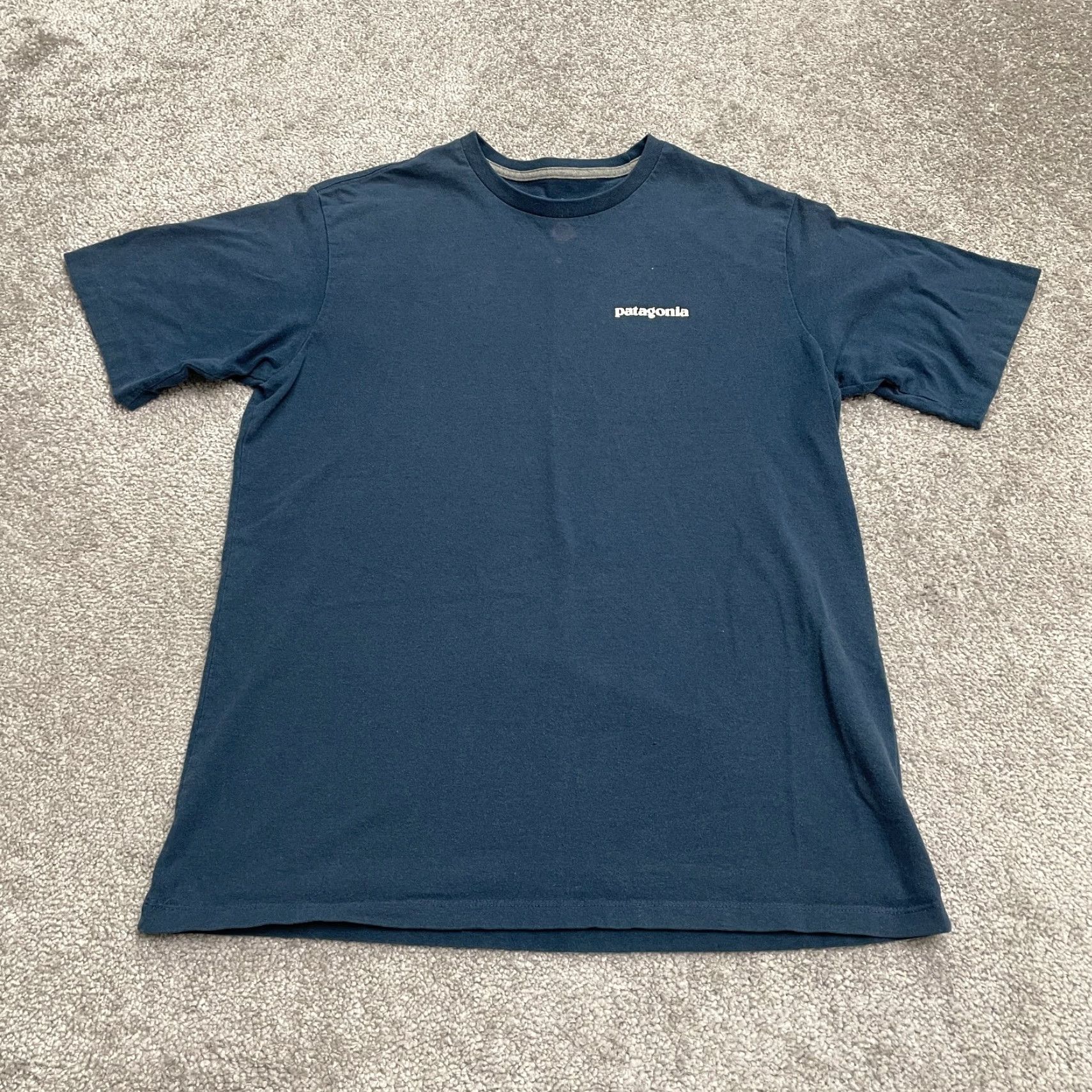 Patagonia Patagonia Responsibili Tee T-Shirt Men Small Blue Short Sleeve Crew Neck Size US S / EU 44-46 / 1 - 2 Thumbnail