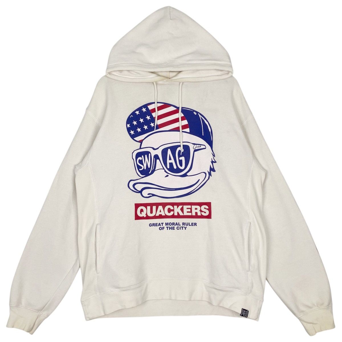 Other Vintage Duck Dude By B One Soul Hoodie Sweater White Size US L / EU 52-54 / 3 - 1 Thumbnail