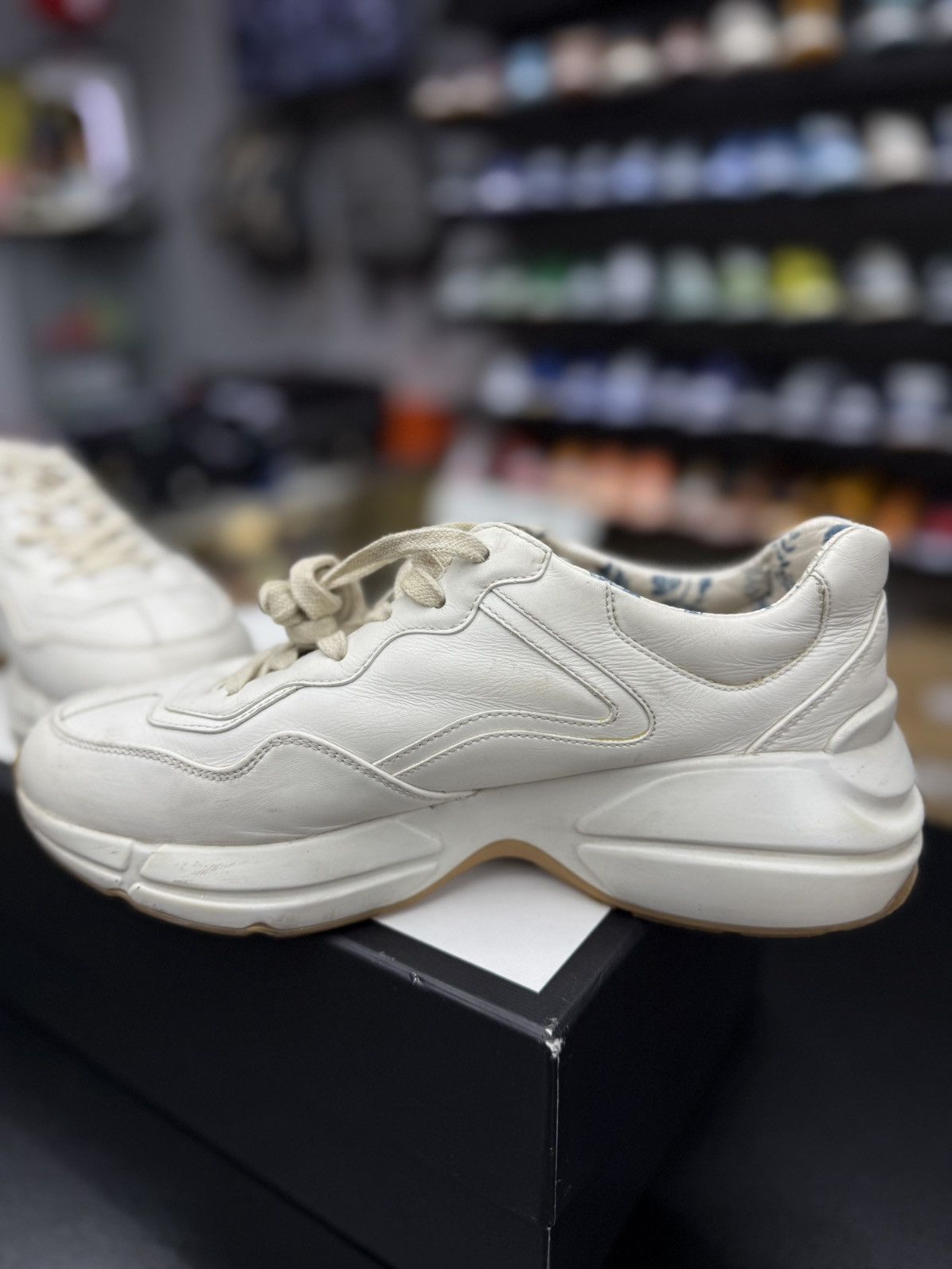 Gucci Gucci Women’s Rhyton Sneakers Size 39.5G/9.5US (W) Size US 9.5 / IT 39.5 - 13 Thumbnail