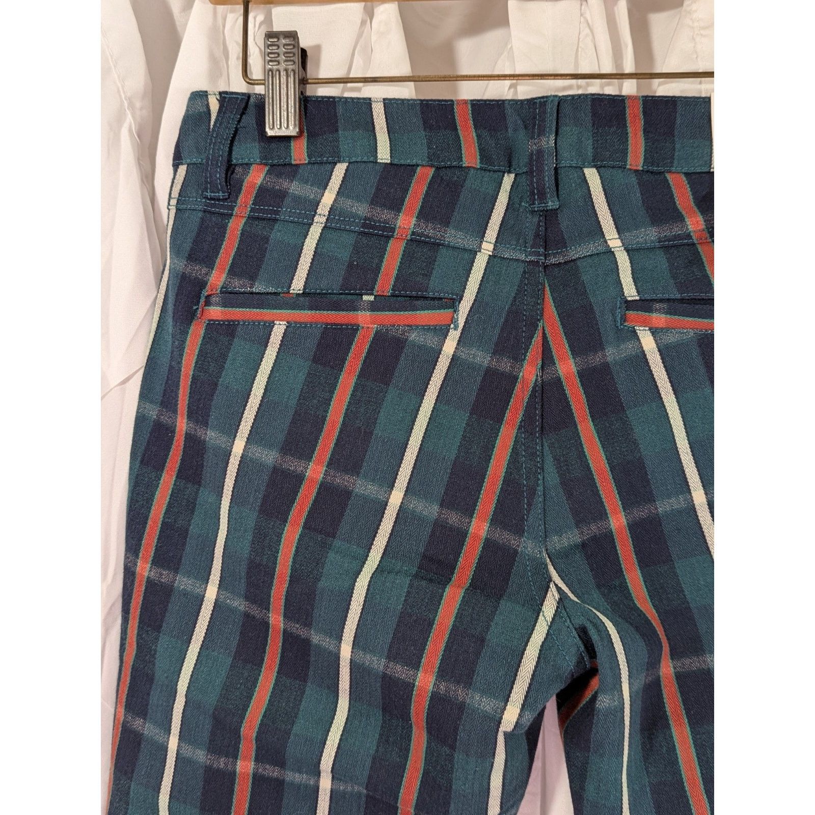 Volcom Volcom Frochickie Plaid Pants 0 Green Red Punk Grunge Slim Size 25" / US 0 / IT 36 - 9 Thumbnail