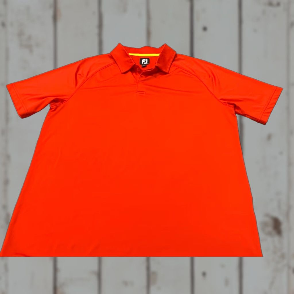 Footjoy FOOTJOY Golf Polo Shirt Men's Lightweight Red Large Short Sleeve Classic Activewear Size US L / EU 52-54 / 3 - 1 Thumbnail
