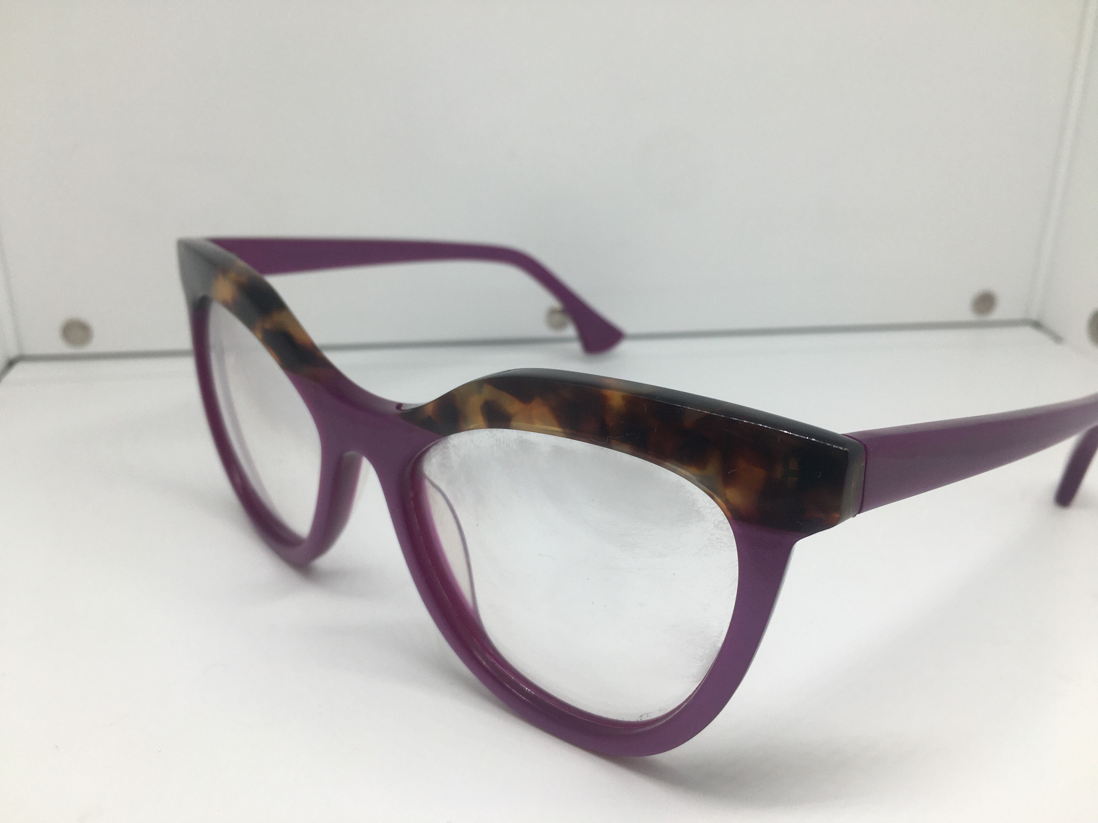 Other Handmade Acetate Eyeglasses Frame Cat Eye Size ONE SIZE - 3 Thumbnail