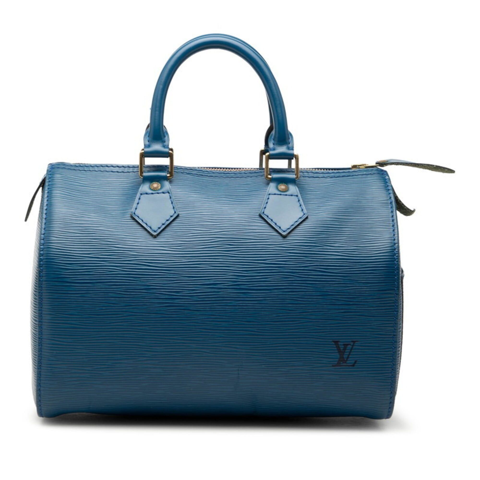 Louis Vuitton Louis Vuitton Epi Speedy 25 Handbag Mini Boston Bag M43015 Toledo Blue Leather Women's LOUIS VUITTON Size ONE SIZE - 1 Thumbnail