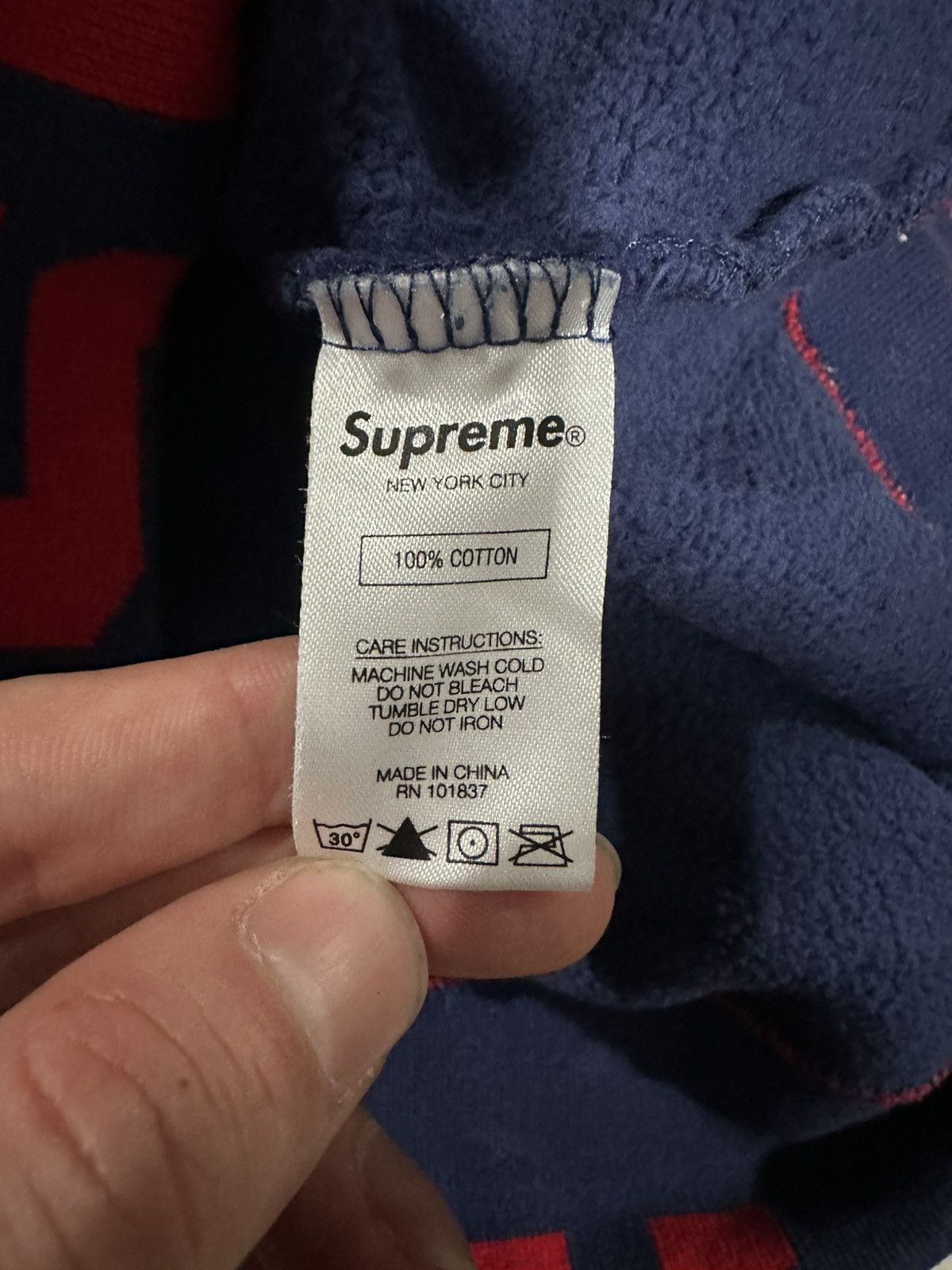 Supreme SUPREME CROPPED LOGOS HOODED SWEATSHIRT Size US XL / EU 56 / 4 - 5 Thumbnail