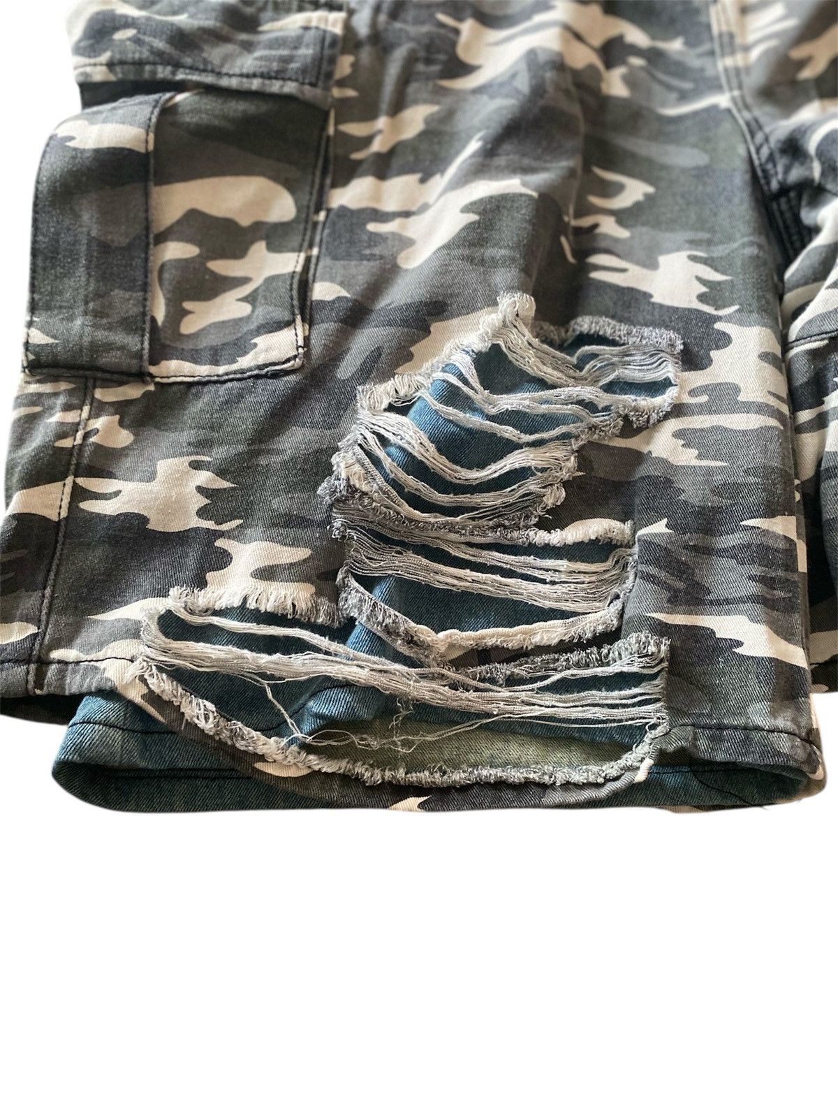 Other Contour Double Layer Camo/Denim Hybrid Shorts Size US 34 / EU 50 - 3 Thumbnail