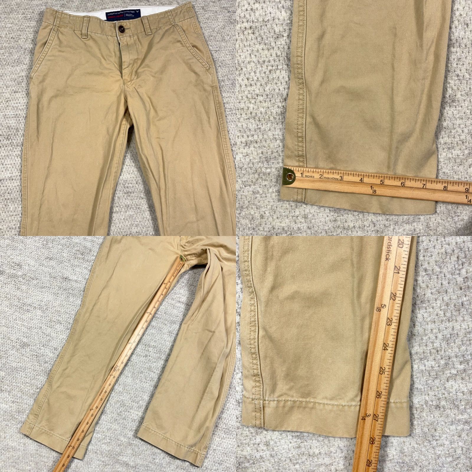 American Eagle Outfitters VINTAGE American Eagle Outfitters Pants Men 32x30 Brown Chino Original Straight Dress VTG Y2K Size US 32 / EU 48 - 8 Thumbnail