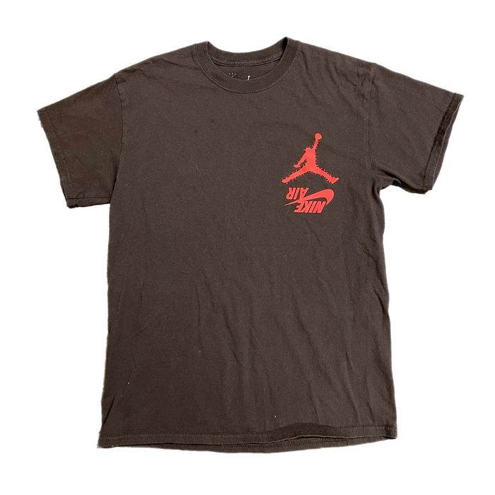 travis scott jordan cactus jack highest t shirt brown