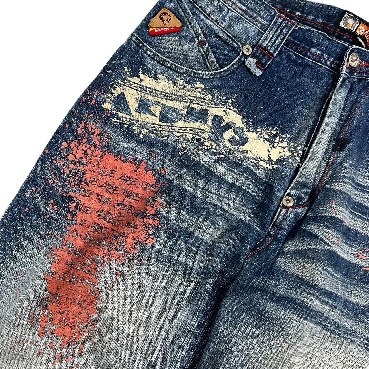 Akademiks Vintage Akademiks Baggy Embroidered Denim Jeans - Waist: 34 Size US 34 / EU 50 - 5 Thumbnail