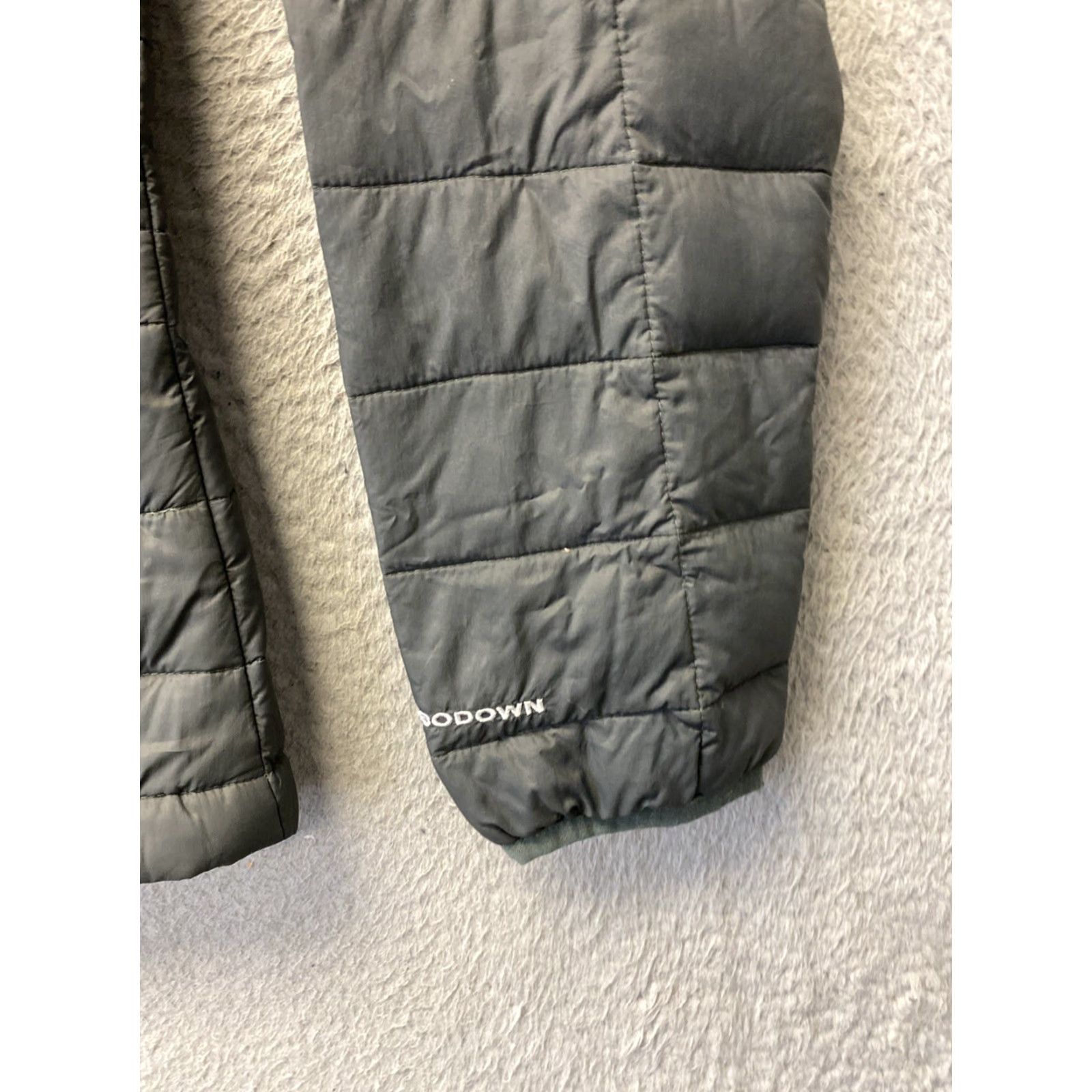 Olive COLUMBIA Down Puffy Puffer Jacket Coat Womens M Faded Olive Green Full Zip Size M / US 6-8 / IT 42-44 - 2 Thumbnail