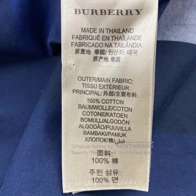 Burberry Burberry Color Block Cotton Shirt for Women. Size S / US 4 / IT 40 - 5 Thumbnail