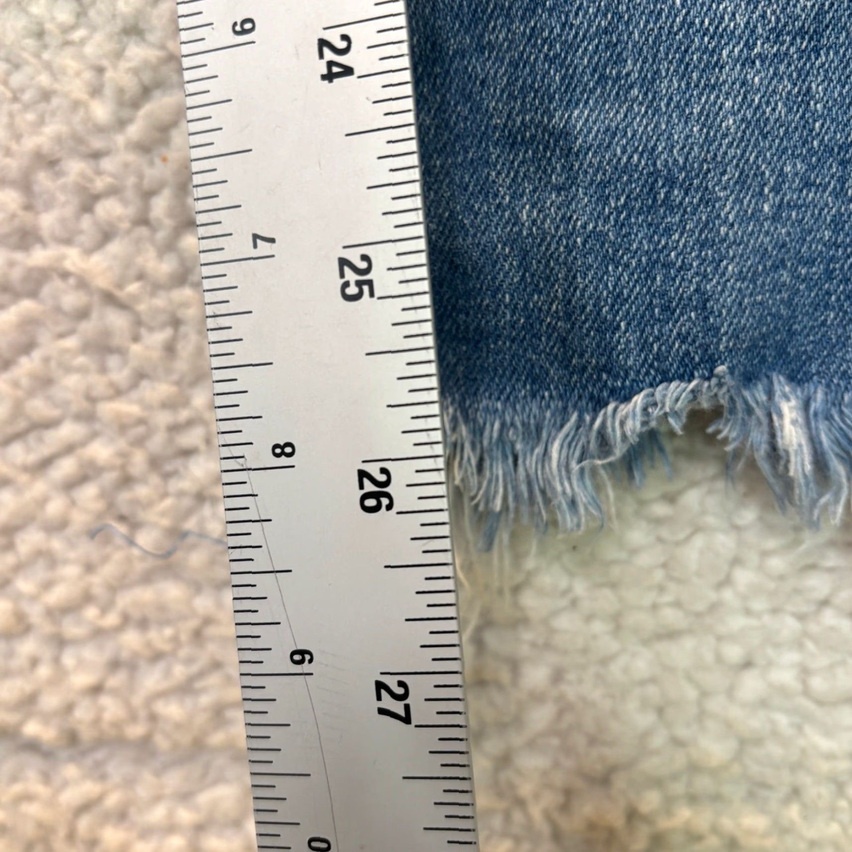 MOUSSY VINTAGE Moussy Distressed Raw Hem Jeans Women 26 Blue Diana Skinny 5-Pocket Denim Japan Size 26" / US 2 / IT 38 - 4 Thumbnail