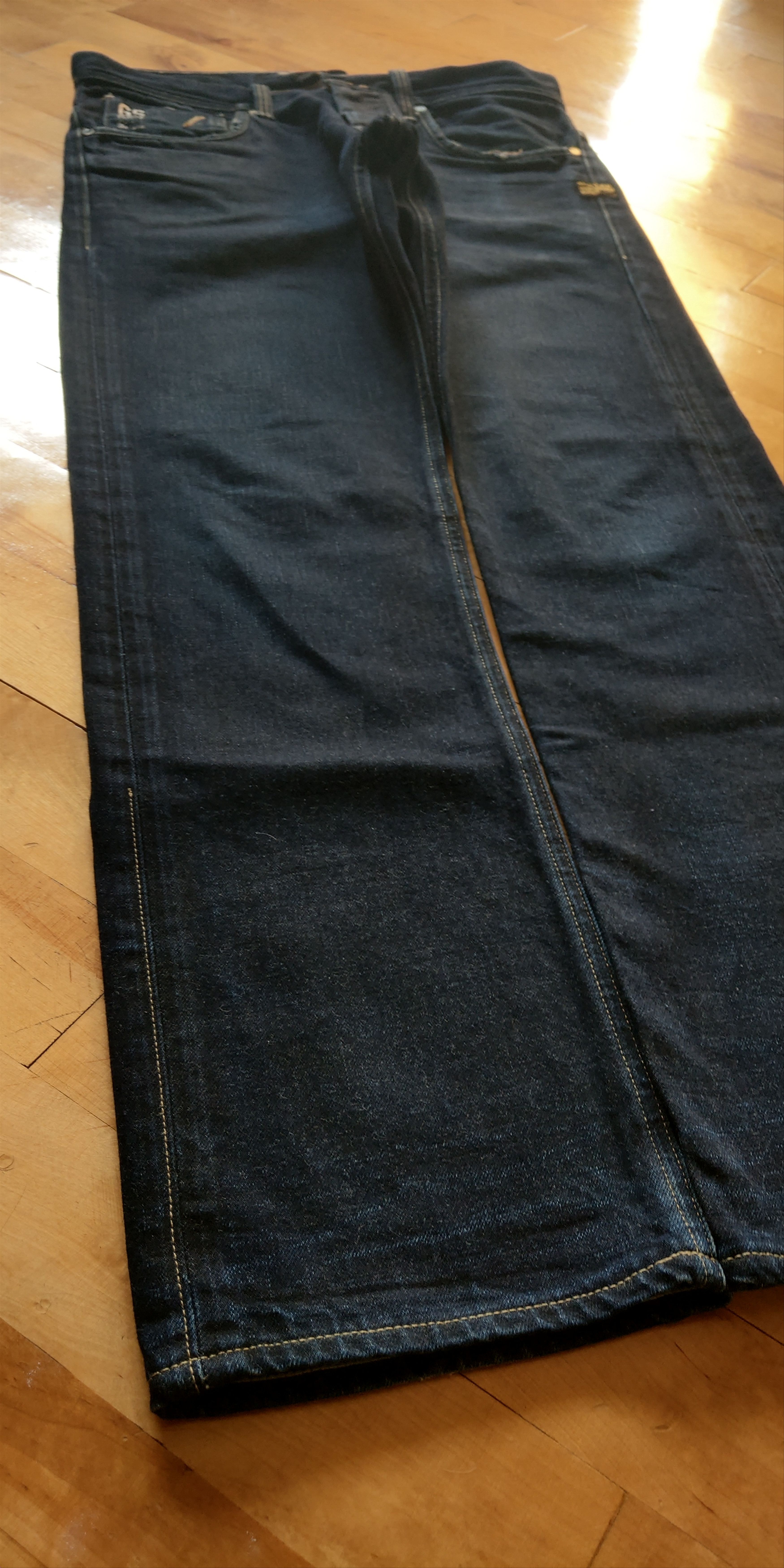 G-Star Skinny Baggy Stacked Pants Semi Flared Alt Neo Denim Goth 32 Size US 32 / EU 48 - 9 Thumbnail