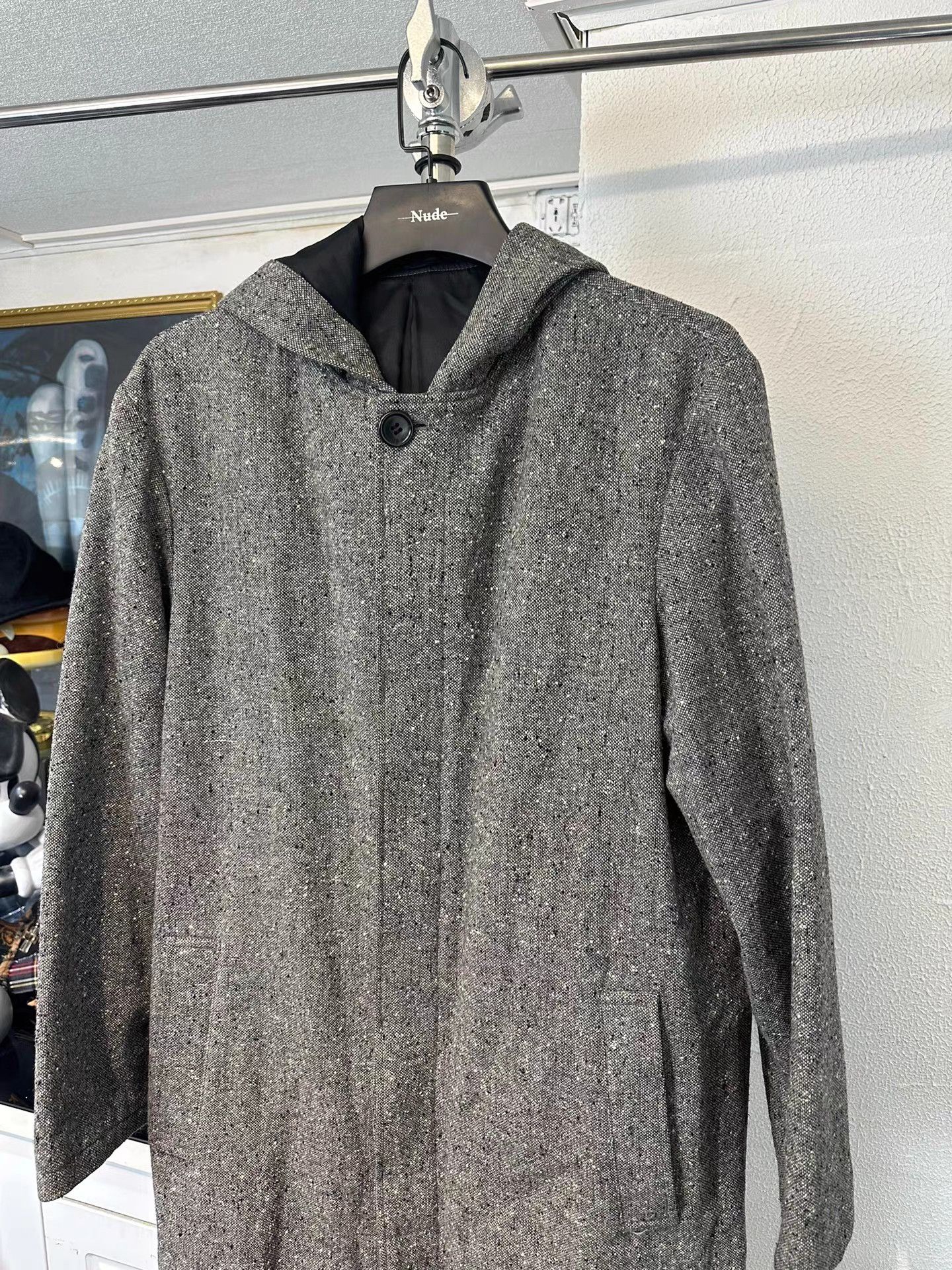 Yohji Yamamoto Yohji Yamamoto Snowflake Knit Trench Coat K20 Size US L / EU 52-54 / 3 - 2 Thumbnail