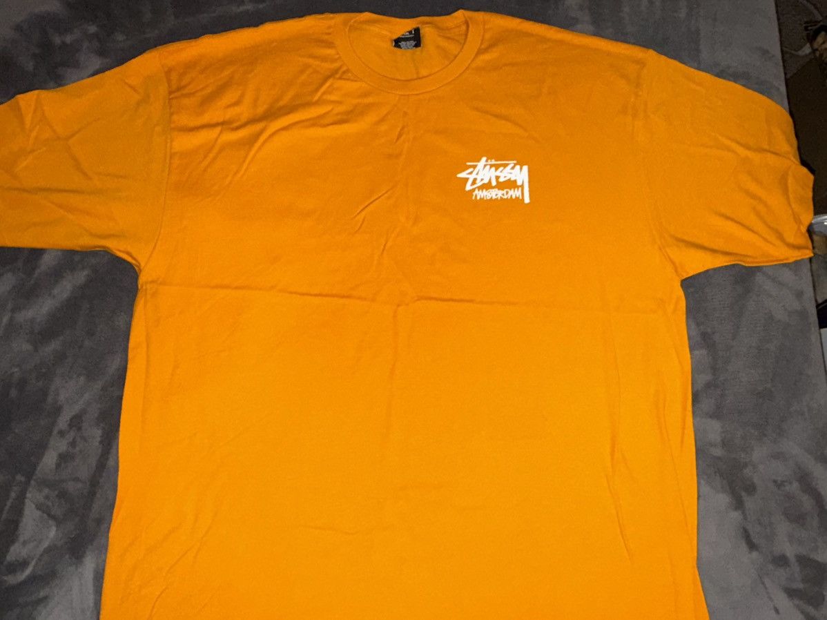 Stussy Stussy Amsterdam chapter Logo Graphic T-Shirt Orange XXL Size US XXL / EU 58 / 5 - 1 Thumbnail