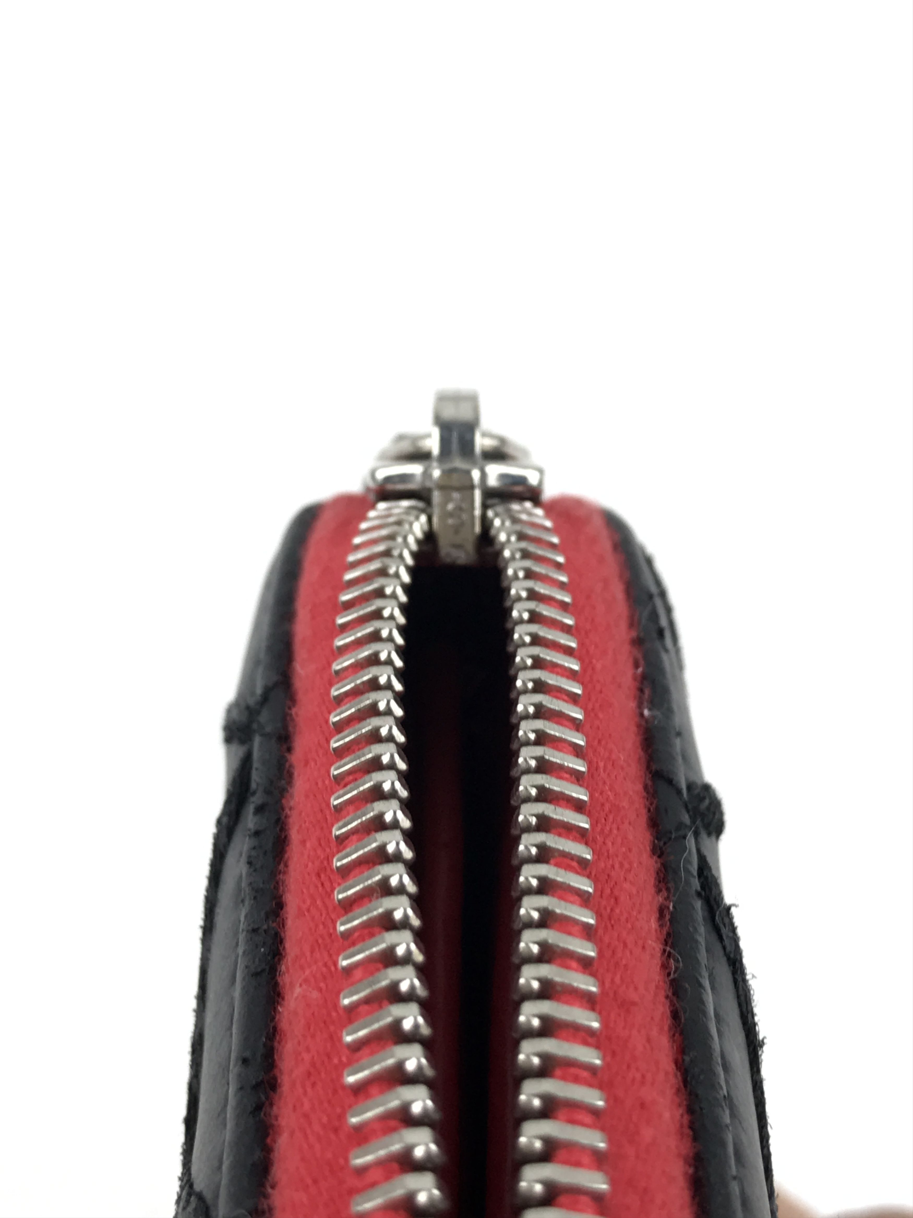 Chanel × Vintage Vintage Chanel Stitched Quilted Zip Around Long Wallet Size ONE SIZE - 9 Thumbnail