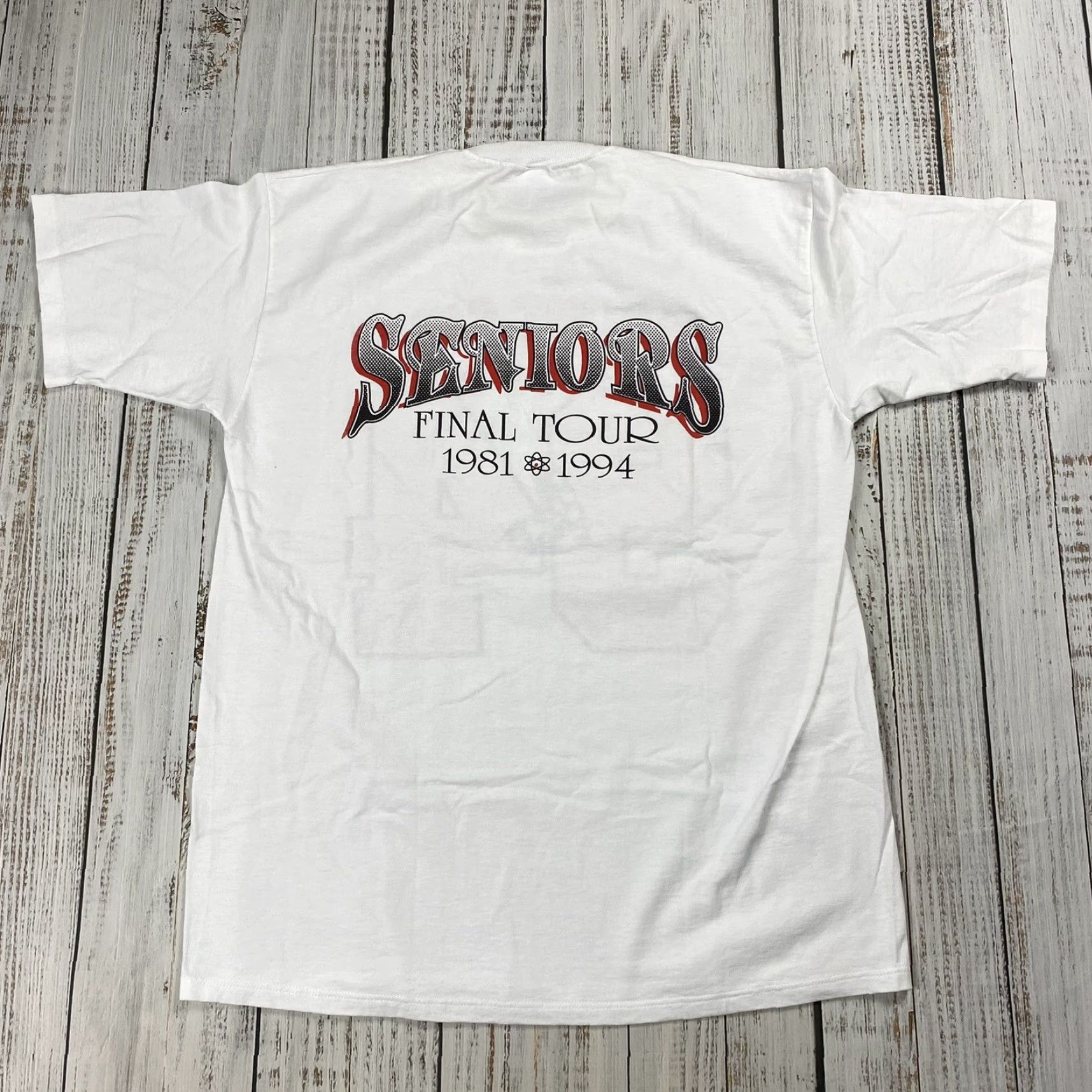 Jerzees VINTAGE JERZEES CLASS OF 1994 HIGH SCHOOL T-SHIRT XL WHITE 90s MENS Size US XL / EU 56 / 4 - 5 Thumbnail