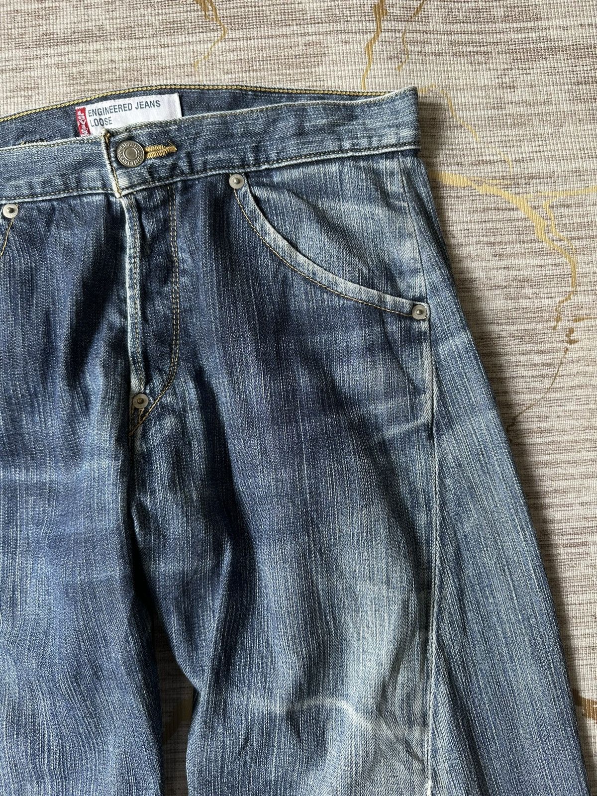 Levi's Vintage Clothing Levi’s Engineered Jeans Loose Distressed Denim Size US 30 / EU 46 - 11 Thumbnail