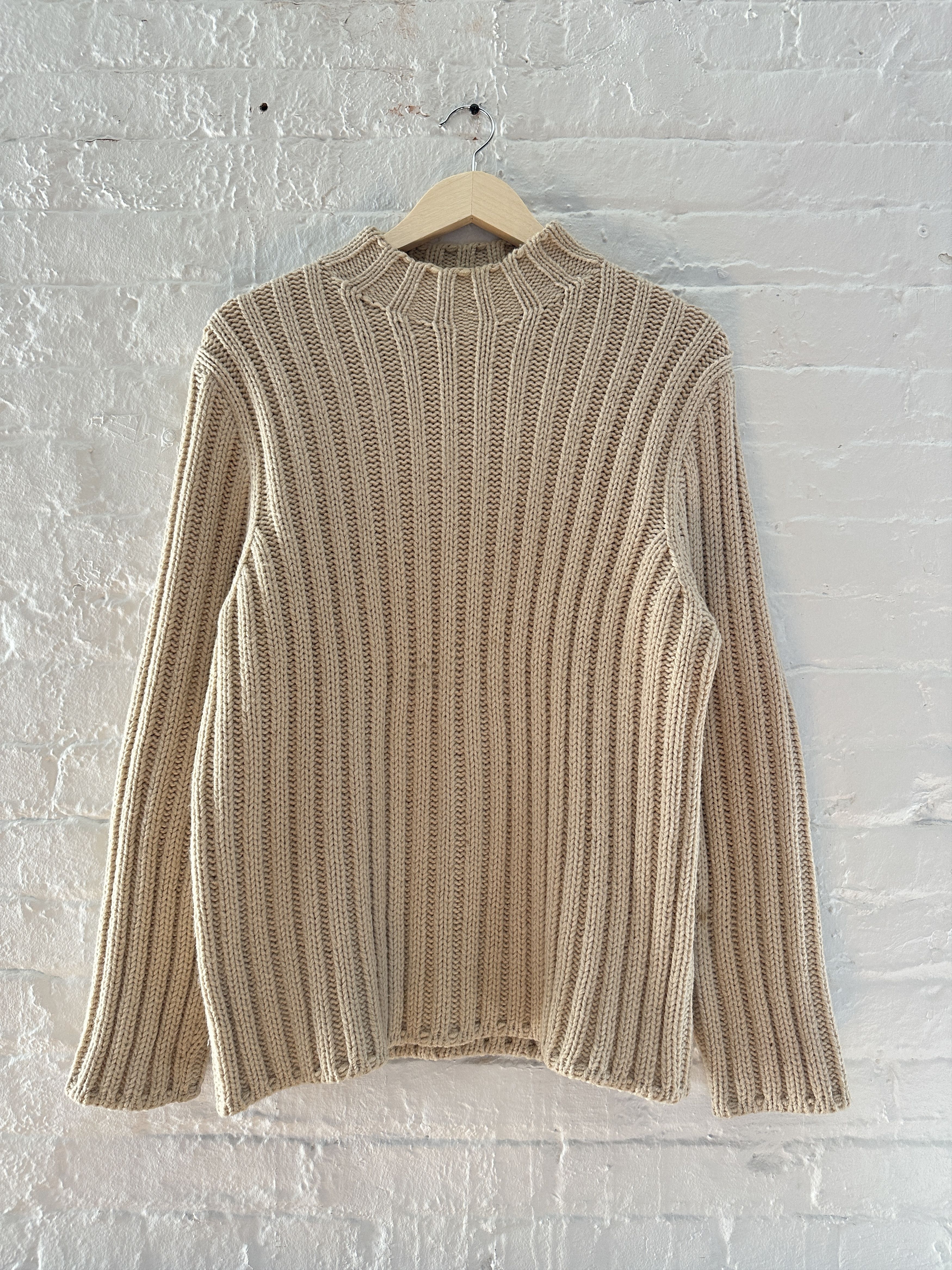 Jil Sander Jil Sander Wool Mockneck Sweater Size US M / EU 48-50 / 2 - 1 Thumbnail