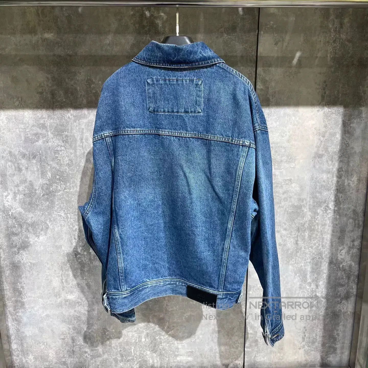 AMI AMI PARIS Washed Blue Denim Jacket. Size US XL / EU 56 / 4 - 2 Thumbnail