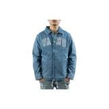 Vans Vans Denim Torrey Coach Men's Jacket in Stone Wash Size US L / EU 52-54 / 3 - 1 Thumbnail