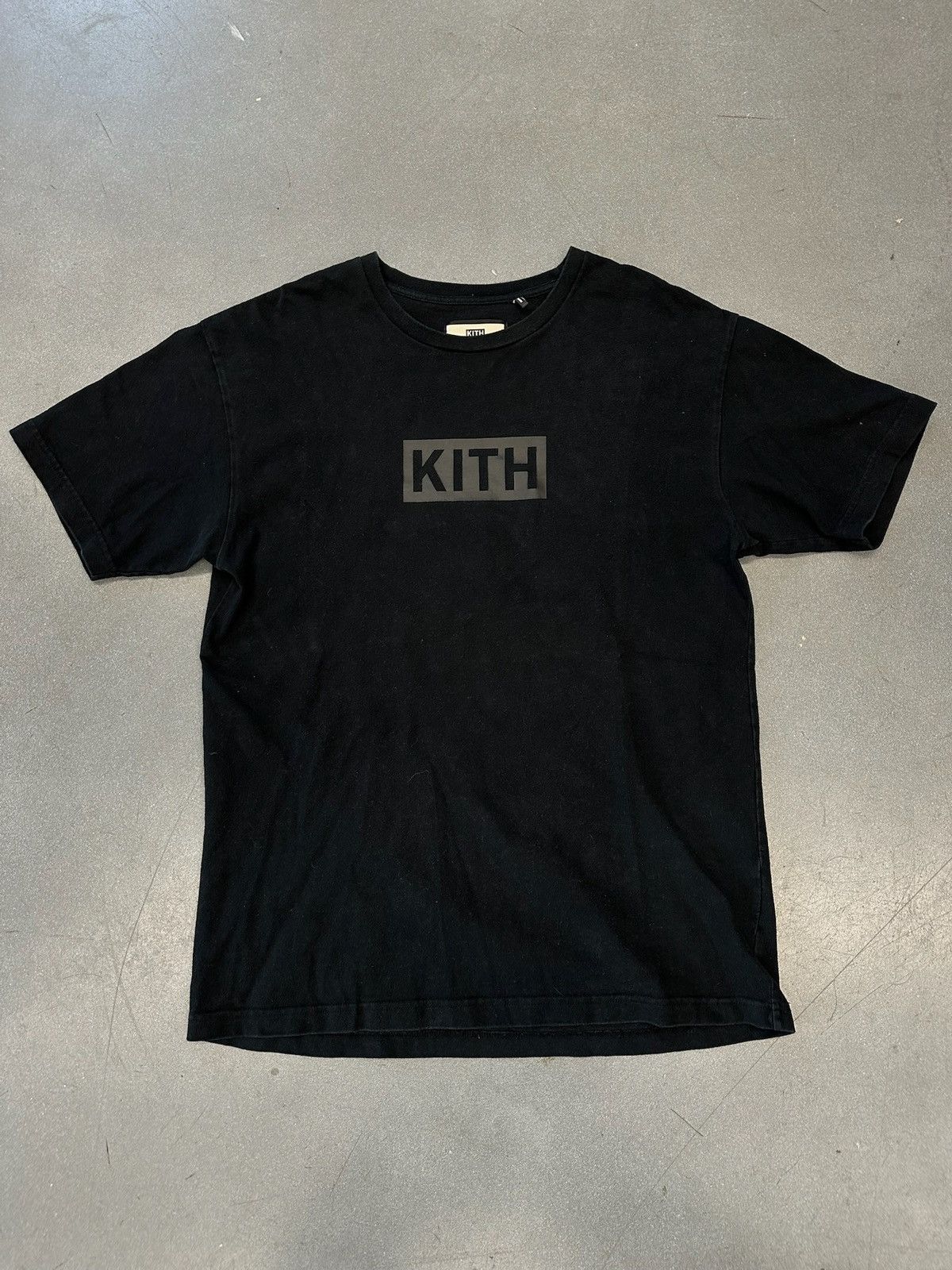 Kith Kith x Bearbrick Logo Tee Black | Grailed