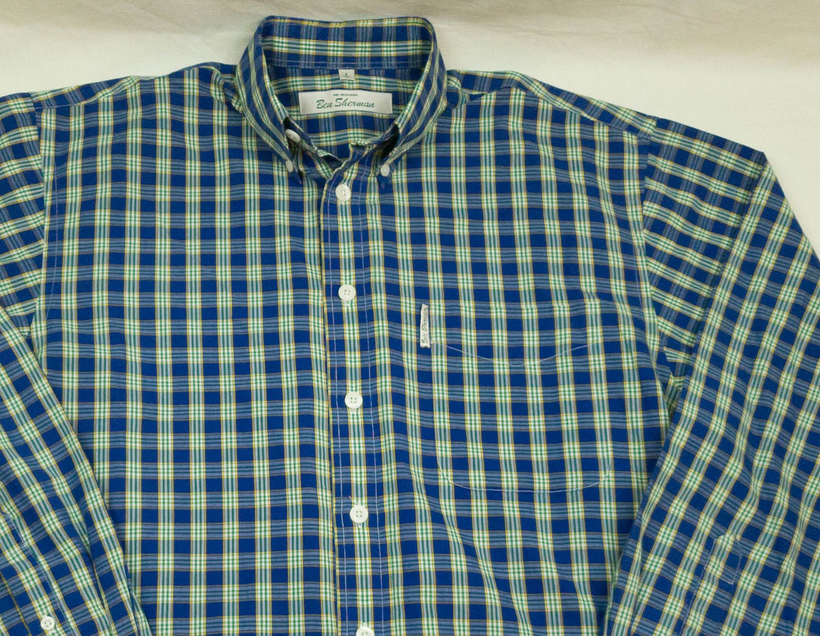 Ben Sherman BEN SHERMAN SHIRT LONG SLEEVE COTTON SIZE M VGC Size US M / EU 48-50 / 2 - 4 Thumbnail