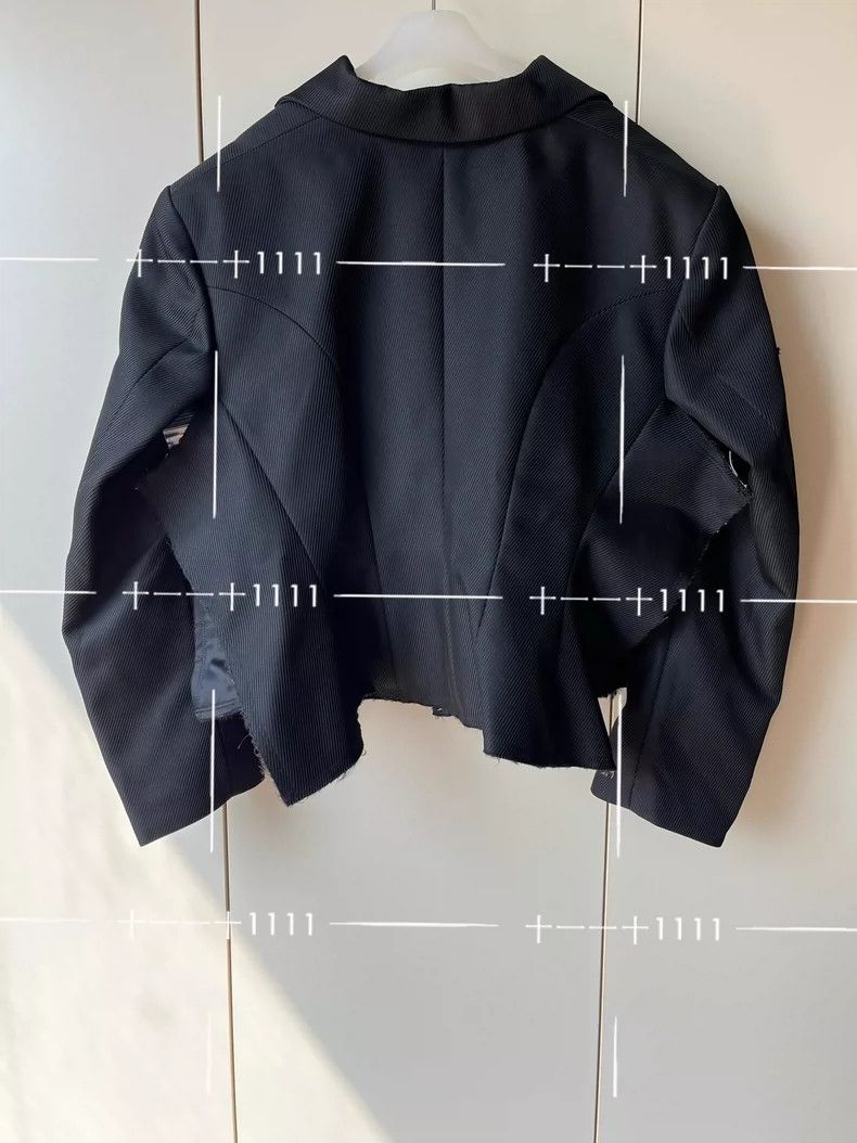 Comme des Garcons Comme des Garcons Spliced polyester long sleeve jacket Size XS / US 0-2 / IT 36-38 - 2 Thumbnail