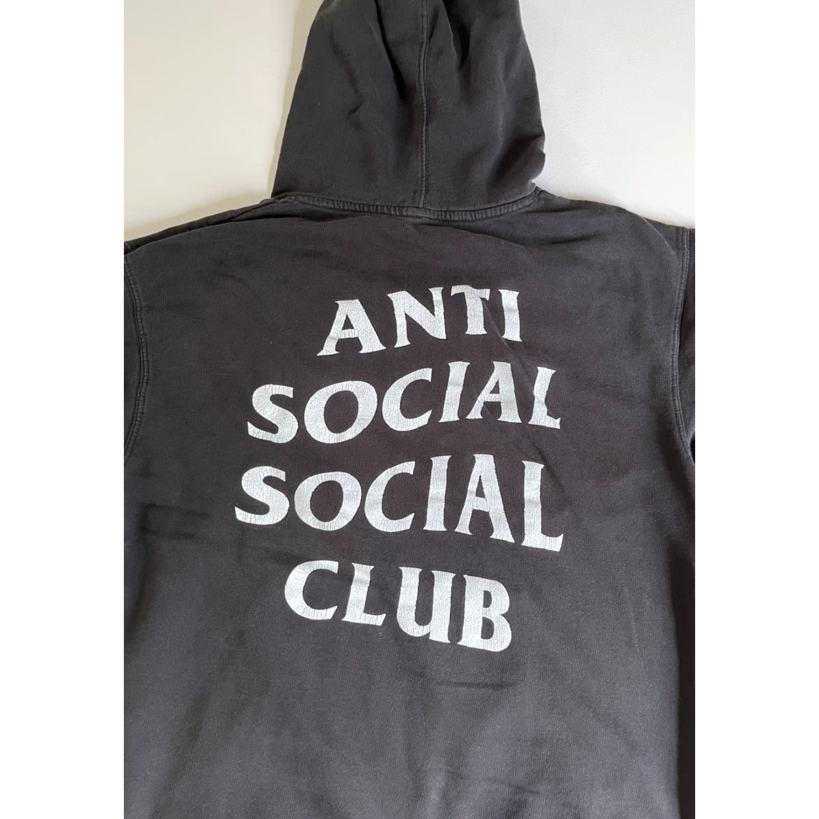 Anti Social Social Club Anti Social Social Club Hoodie Mens L Black Double-Sided SS4500P Graphic Print Hooded Pullover Streetwear Size US L / EU 52-54 / 3 - 4 Thumbnail