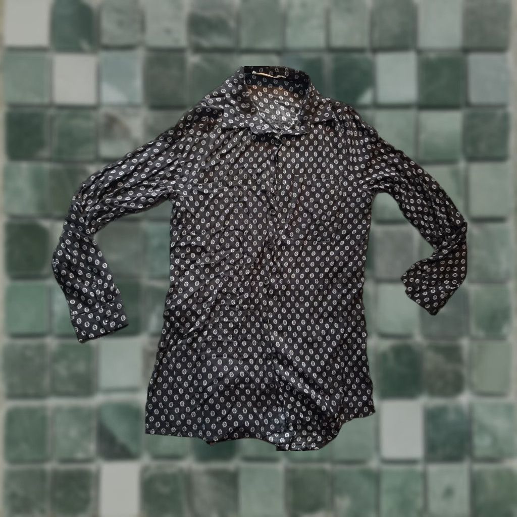 Vintage SOLITAIRE Long Sleeve Button Up Shirt Black Womens Small S User: SOLITAIRE Button Up Shirt Black Womens Small S Long Sleeve Size S / US 4 / IT 40 - 1 Thumbnail