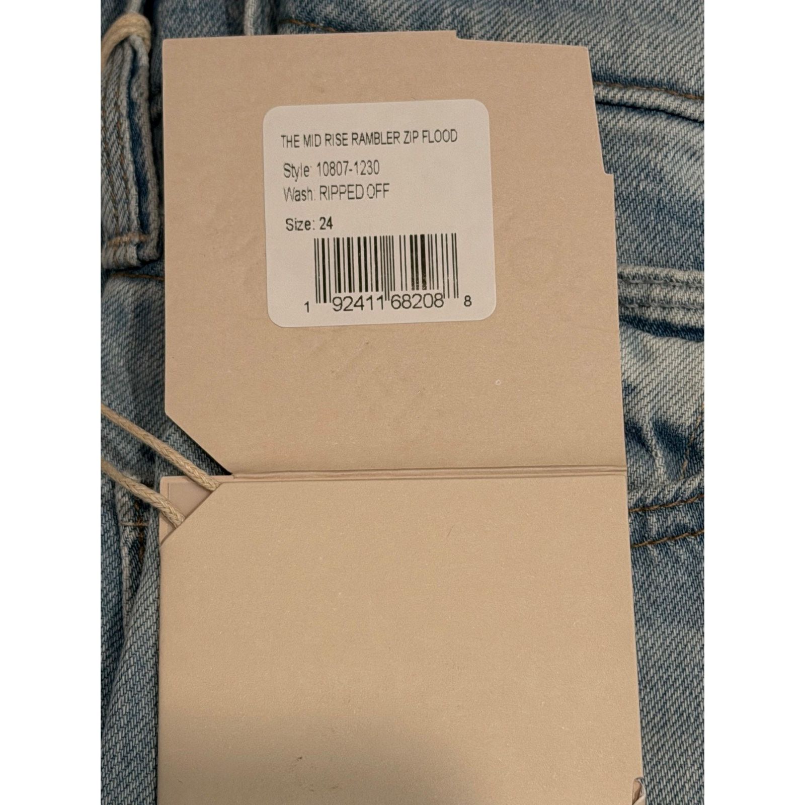MOTHER Mother Superior The Rambler Zip Flood Jeans Ripped Off - 24 Size 24" / US 00 / IT 34 - 8 Thumbnail