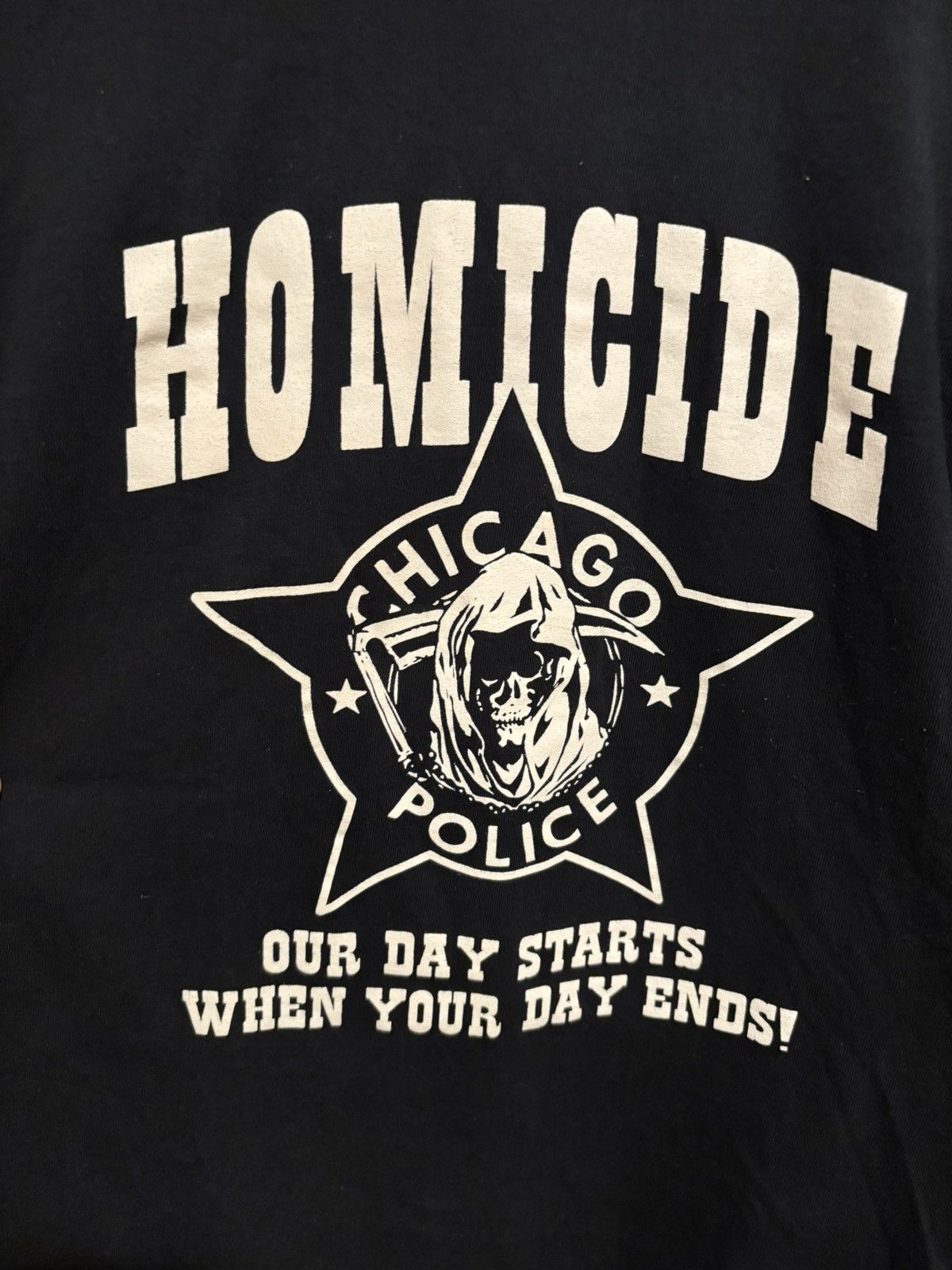 Vintage Vintage Homicide “Our Day Begins When Your Day Ends” Size S Size US S / EU 44-46 / 1 - 4 Thumbnail