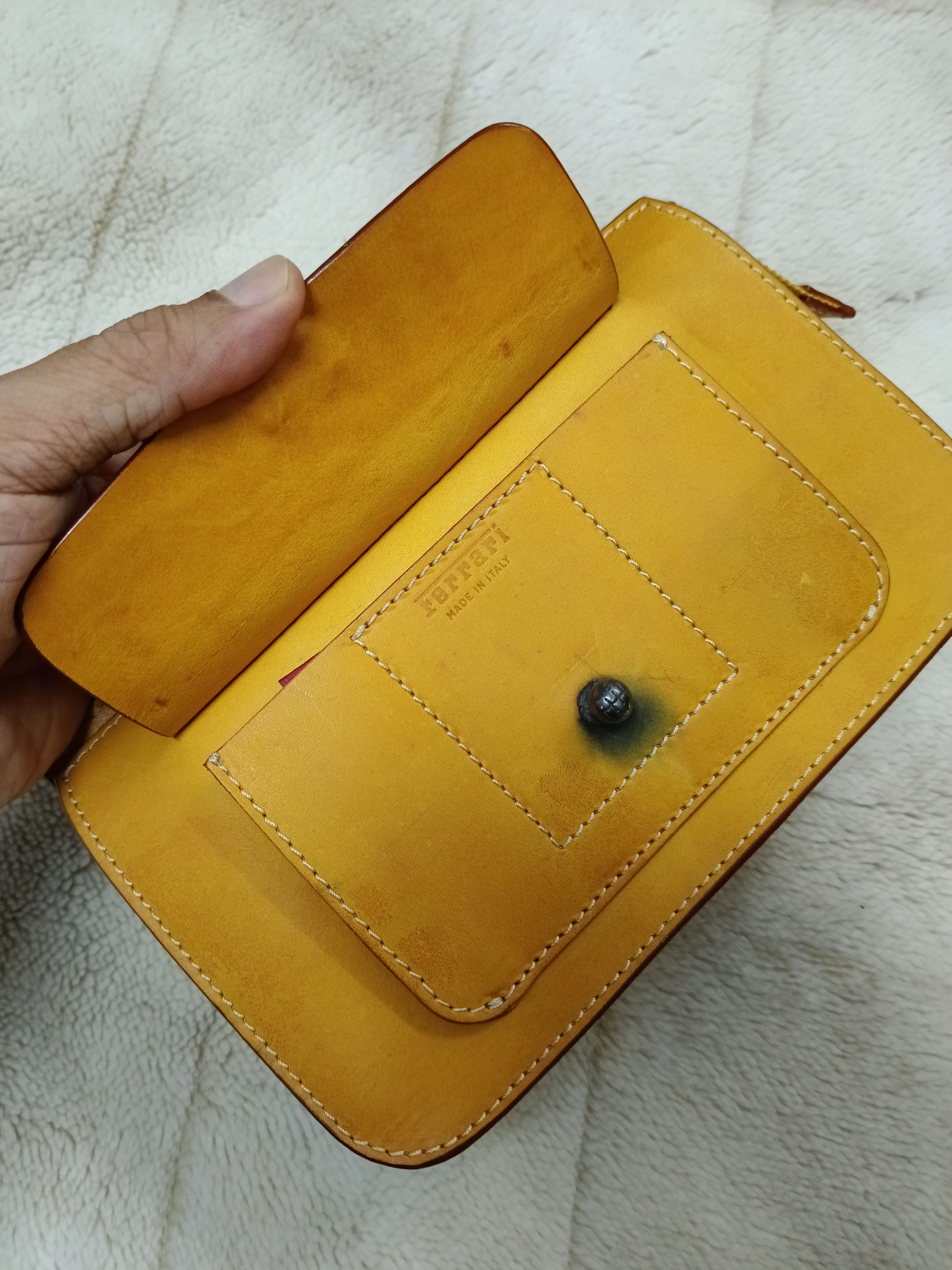 Ferrari FERRARI PRANCING HORSE LOGO POUCH LEATHER Size ONE SIZE - 4 Thumbnail