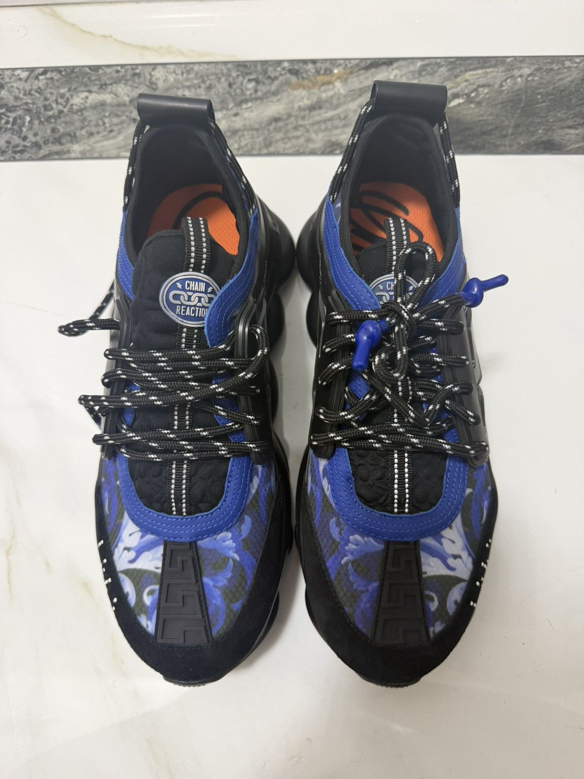 Versace Versace Chain Reaction Blue Barq Sneakers Size 45 Brand New Size US 12 / EU 45 - 4 Thumbnail