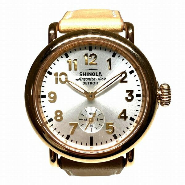 Other Shinola Runwell Stainless Steel Watch Metal Quartz S0200046 DUTY FREE for USA