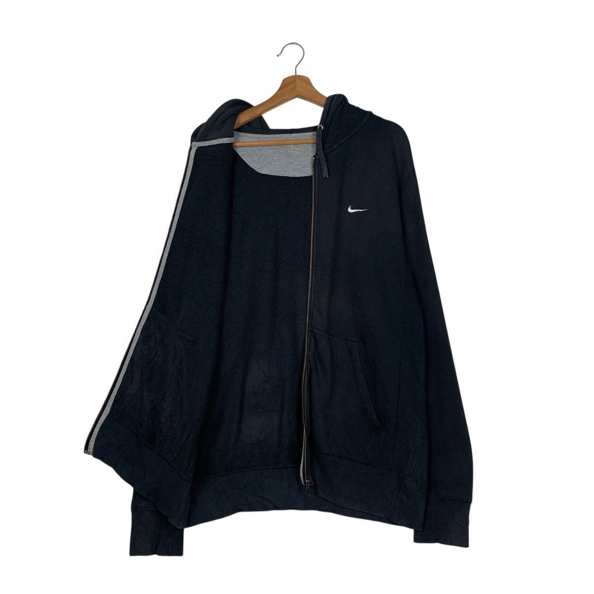 Nike NIKE Small Swoosh Logo Zipper Hoodies Sweatshirt #1857-C81 Size US XXL / EU 58 / 5 - 10 Thumbnail