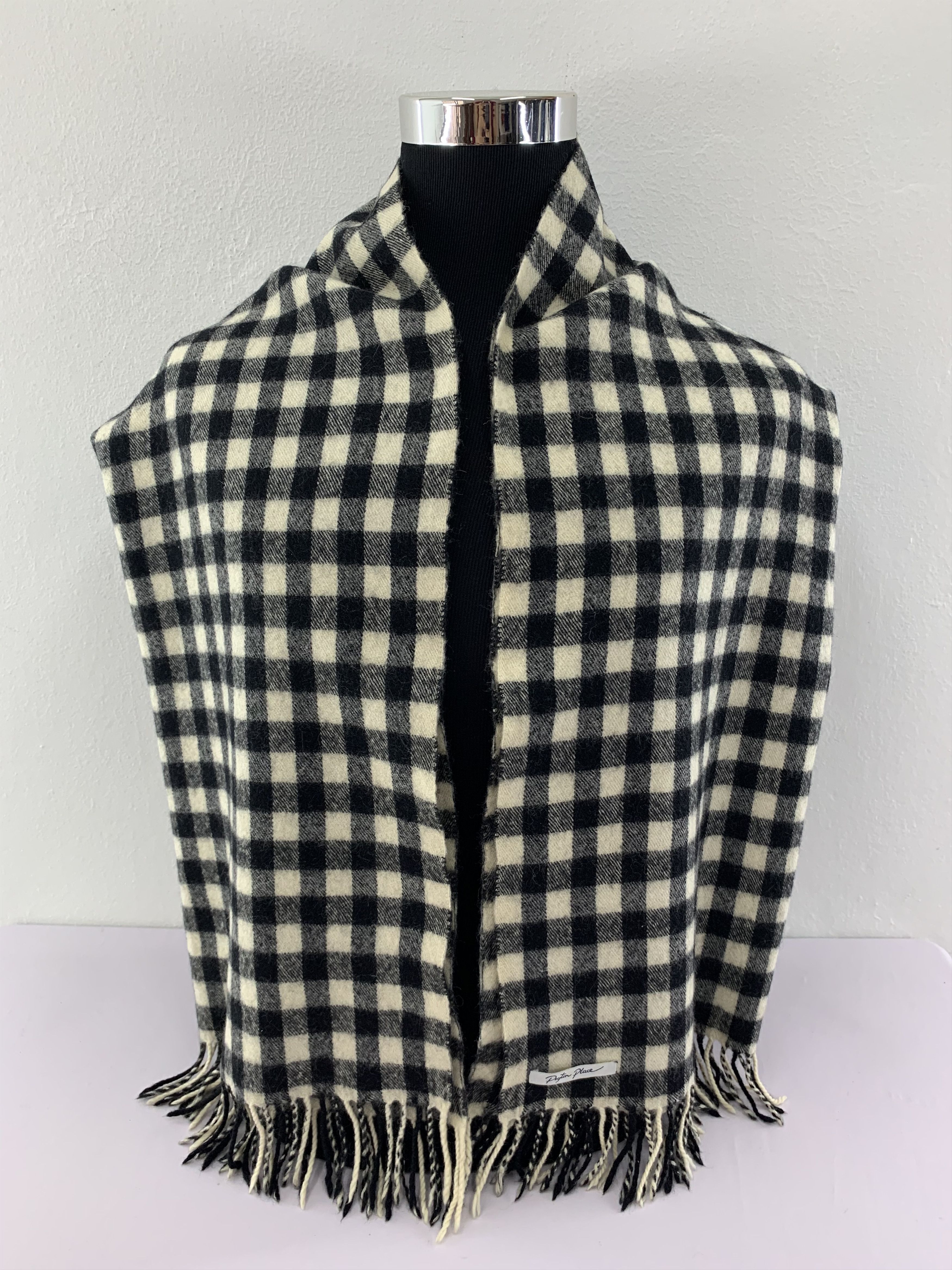 Vintage Peyton Place Scarf Wool Muffler Neck Wrap Shawl BL4031 Size ONE SIZE - 1 Thumbnail