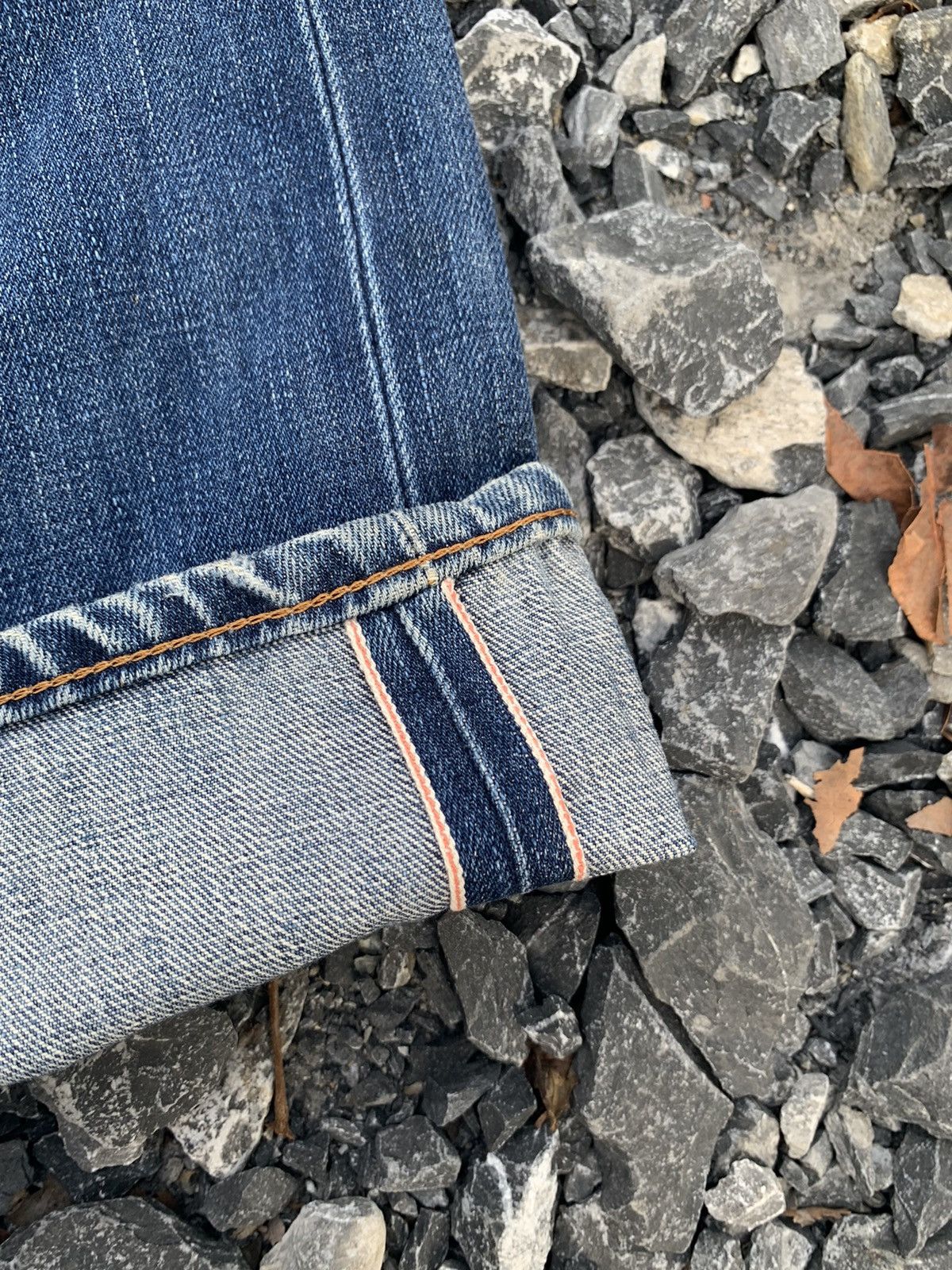 Kapital VINTAGE EDWIN 505X SELVEDGE JAPANESE DISTRESSED DENIM Size US 31 - 10 Thumbnail