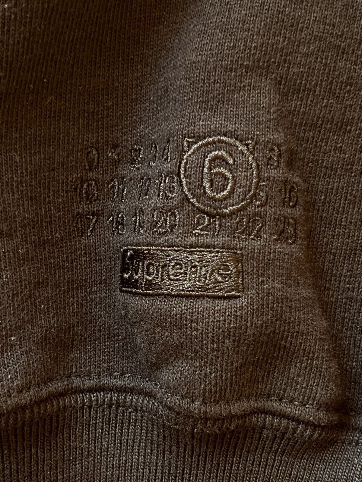 Maison Margiela × Supreme Supreme MM6 Maison Margiela Eagle Zip Up Hooded Sweatshirt Size US XL / EU 56 / 4 - 12 Thumbnail