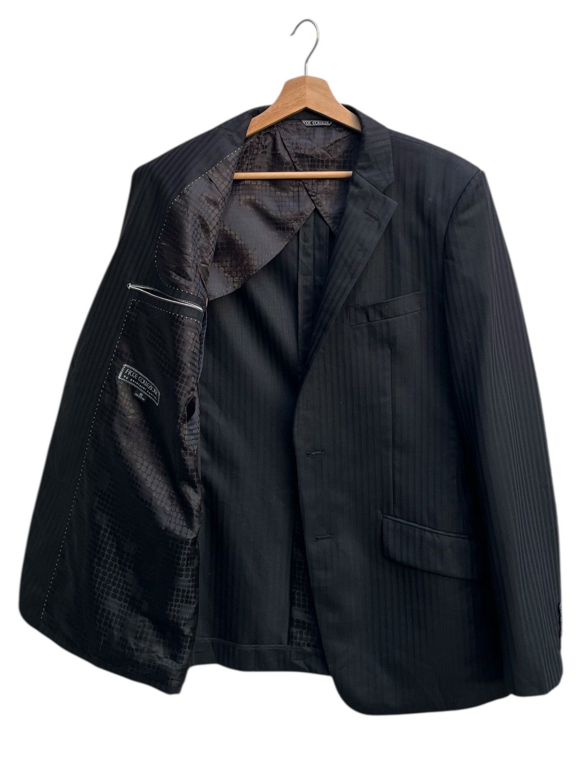 Yoshiyuki Konishi Ficce Collezione by Yoshiyuki Konishi Stripe Suit Jacket Size US M / EU 48-50 / 2 - 3 Thumbnail