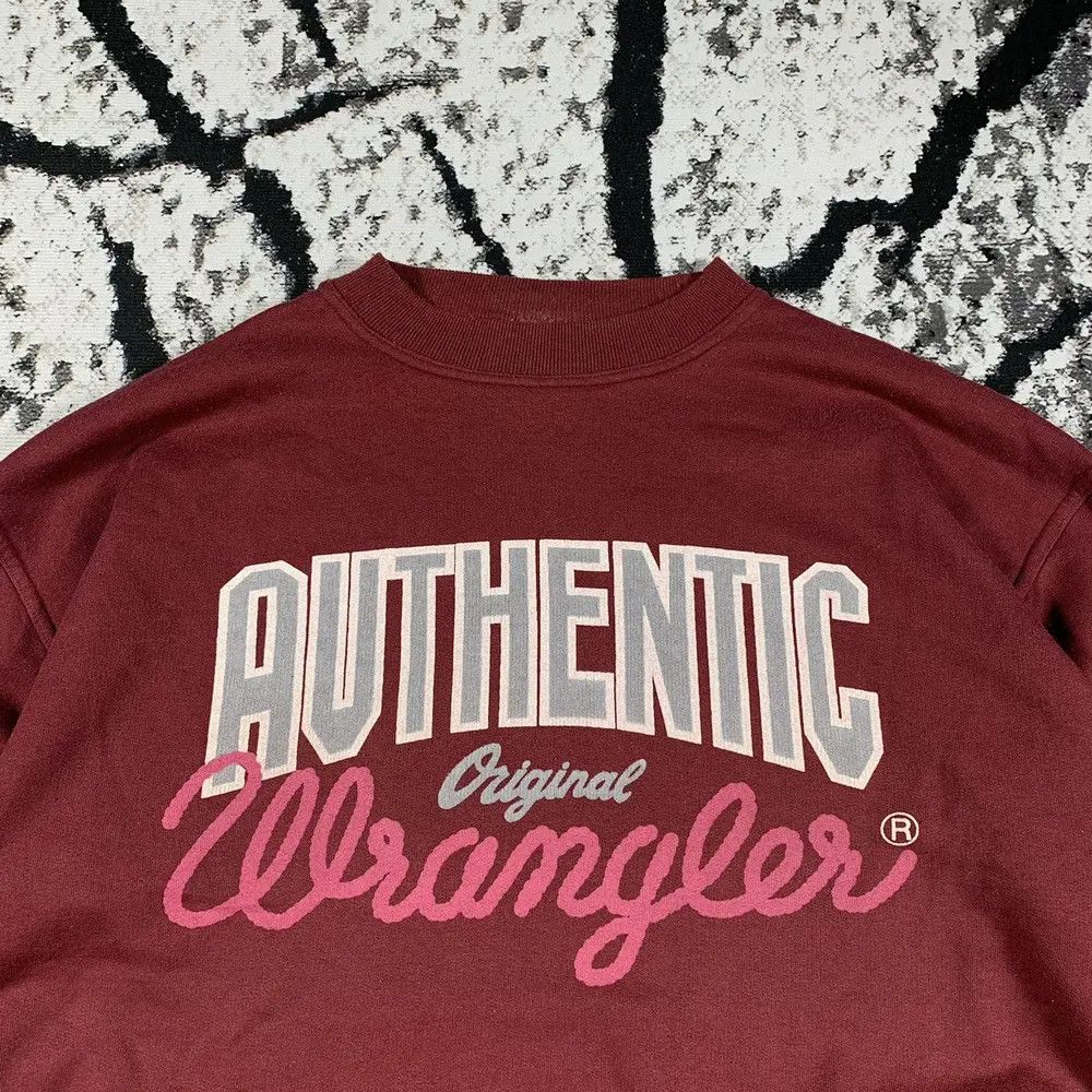 Vintage × Wrangler Vintage 90’s Wrangler Boxy Crewneck Sweatshirt Skate Style Size US M / EU 48-50 / 2 - 4 Thumbnail