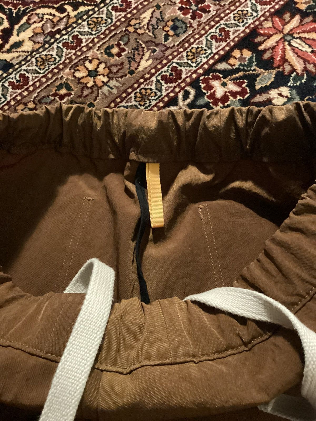 MAN-TLE MAN-TLE R9D7 Shorts - Brown Nylon Size US 32 / EU 48 - 5 Thumbnail