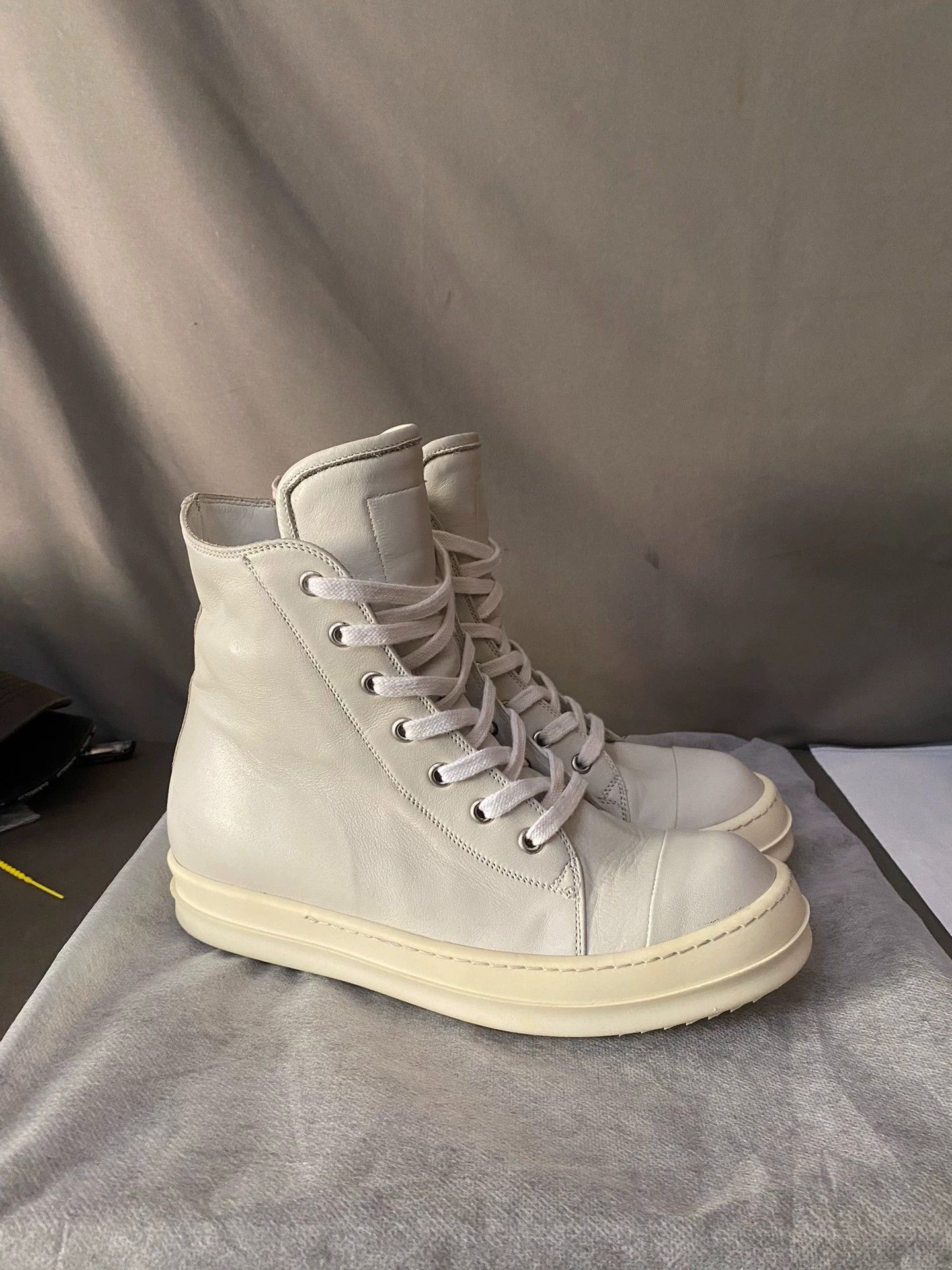 Rick Owens Rick Owens high-top leather Converse sneakers Size US 7 / IT 37 - 4 Thumbnail