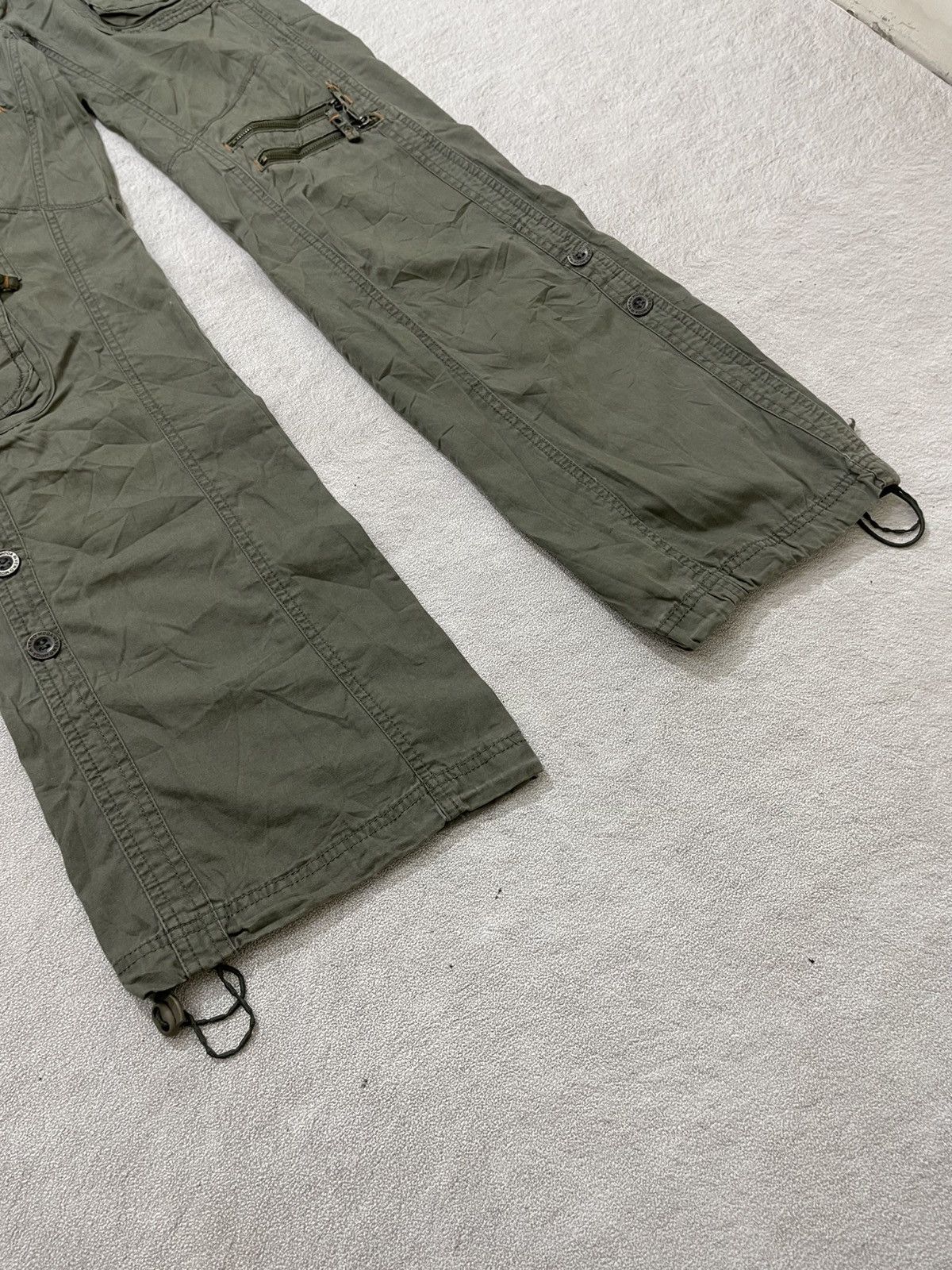 RRL Ralph Lauren 2000s Hysteric Rare Cargo Pants Zipper Y2K ifsix LGB Alpha Size 30" / US 8 / IT 44 - 5 Thumbnail