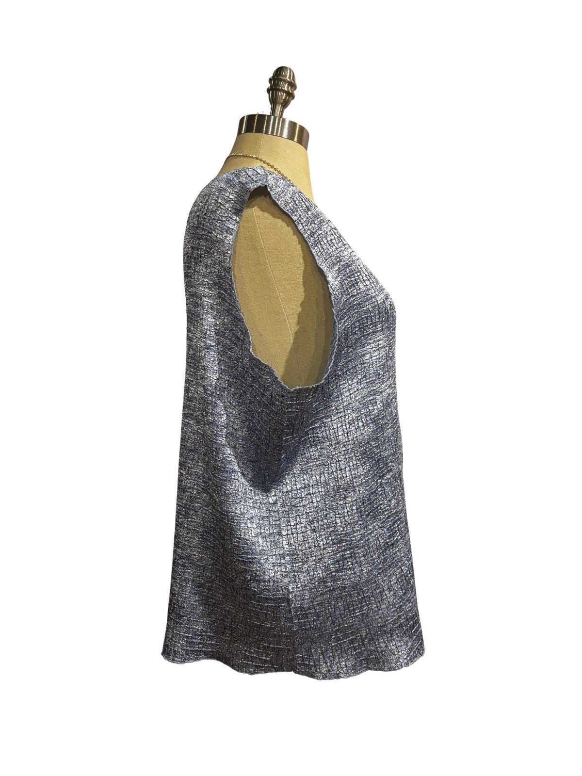 Other Blue sleeveless Top.wt1088 Size XL / US 12-14 / IT 48-50 - 4 Thumbnail