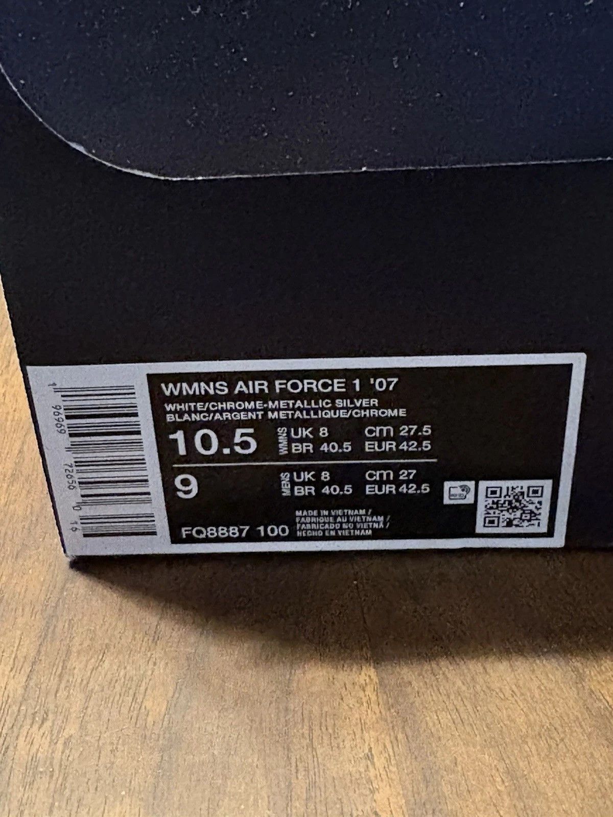 Nike New Size 10.5 - Nike Air Force 1 '07 Studded Swoosh Size US 10.5 / IT 40.5 - 8 Thumbnail