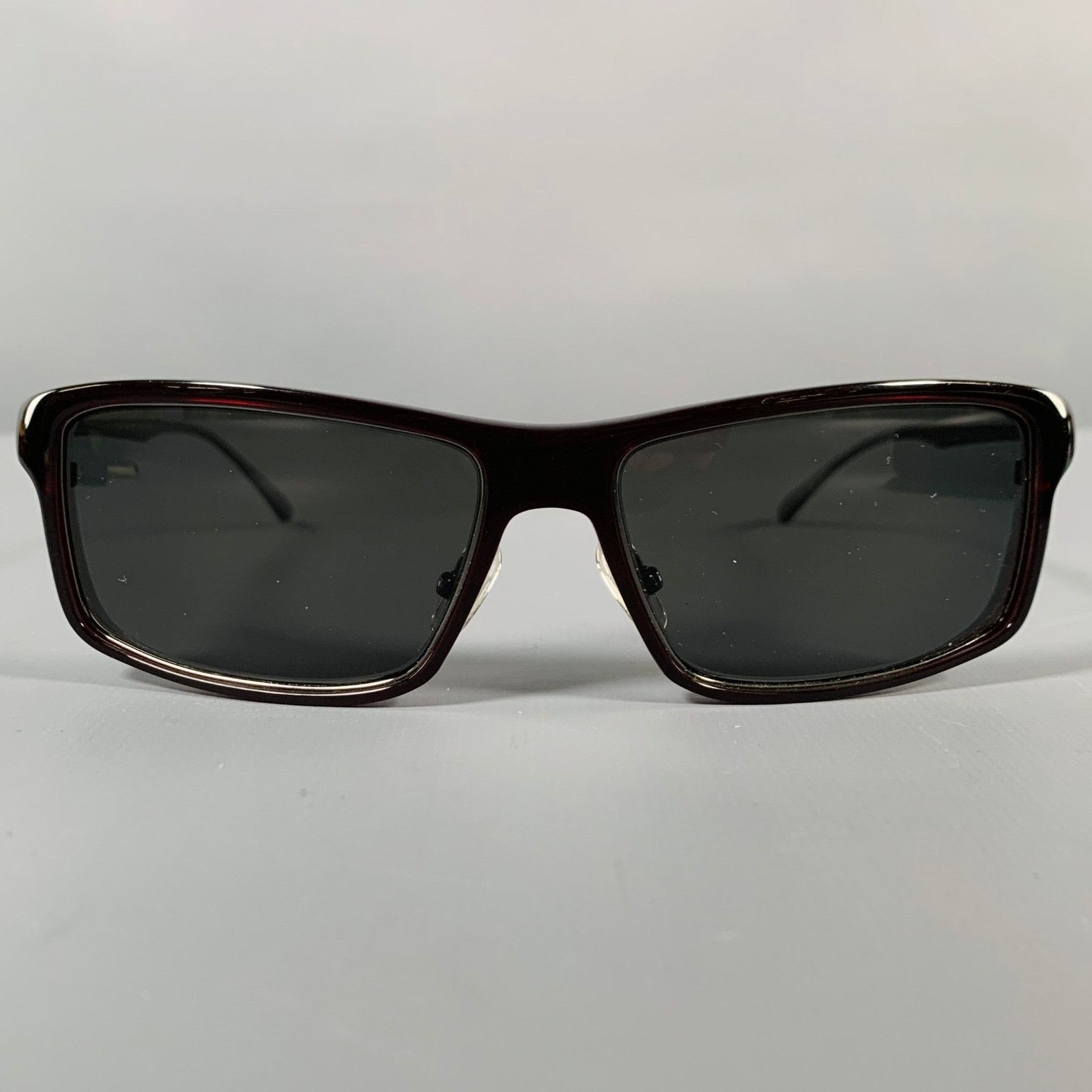 KITON -Ischia- Brown Silver Titanium Sunglasses