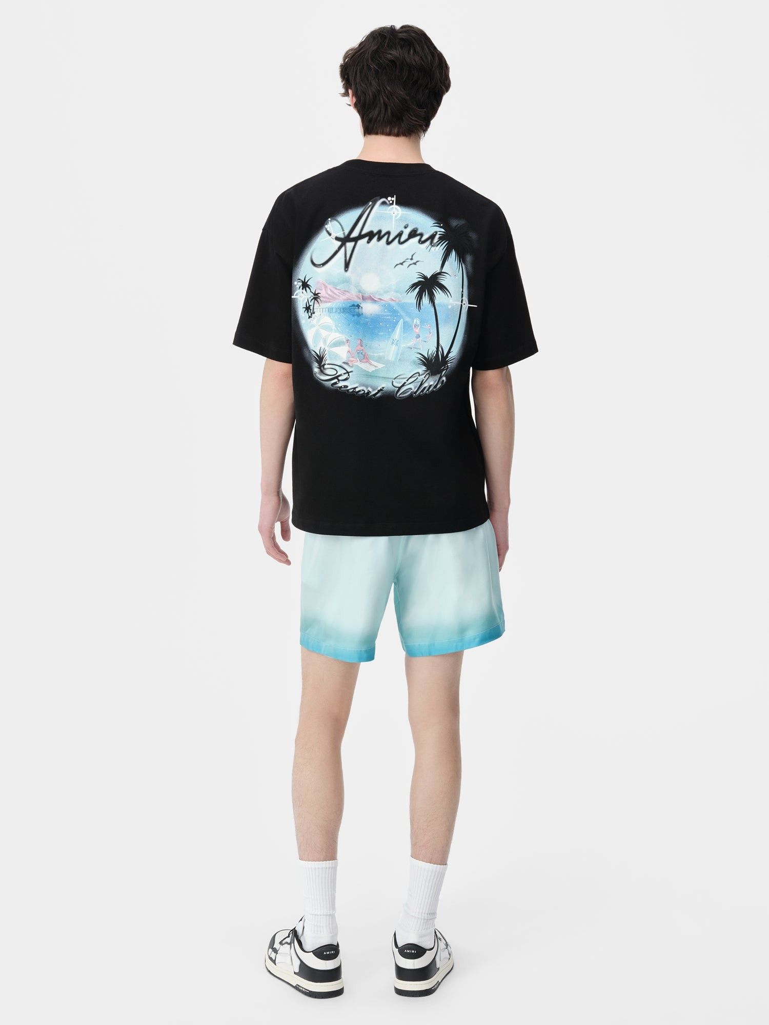 Amiri o1s1wg110625 Resort Club Short in Blue Size US 34 / EU 50 - 5 Thumbnail