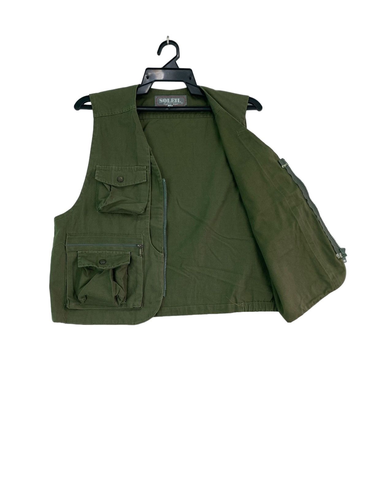 Vintage Vtg 90s SOLEIL fishing vest hunting cargo pocket Size US XS / EU 42 / 0 - 3 Thumbnail