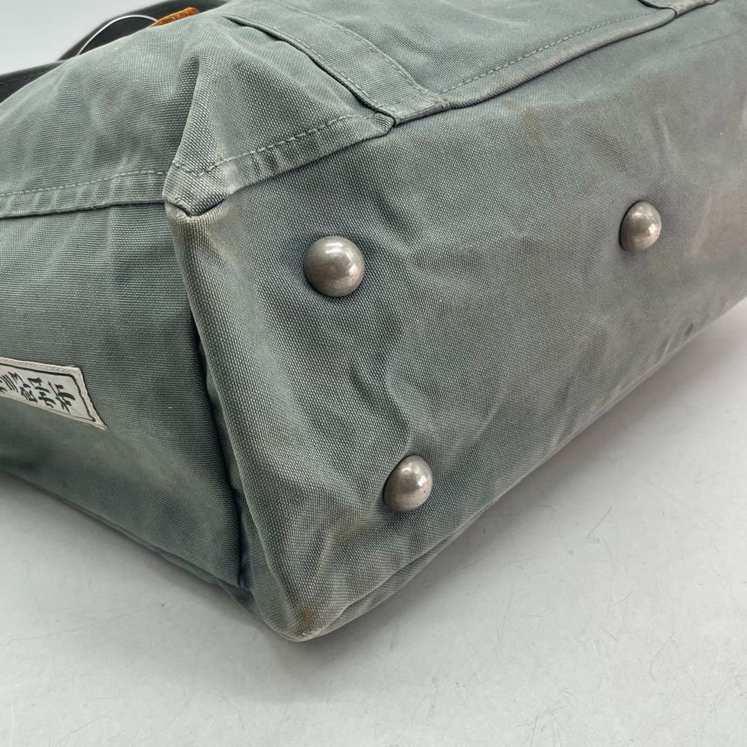 Ichizawa Shinzaburo Hanpu Shinzaburo Ichizawa Canvas Tote Bag Blue Gray Size ONE SIZE - 7 Thumbnail