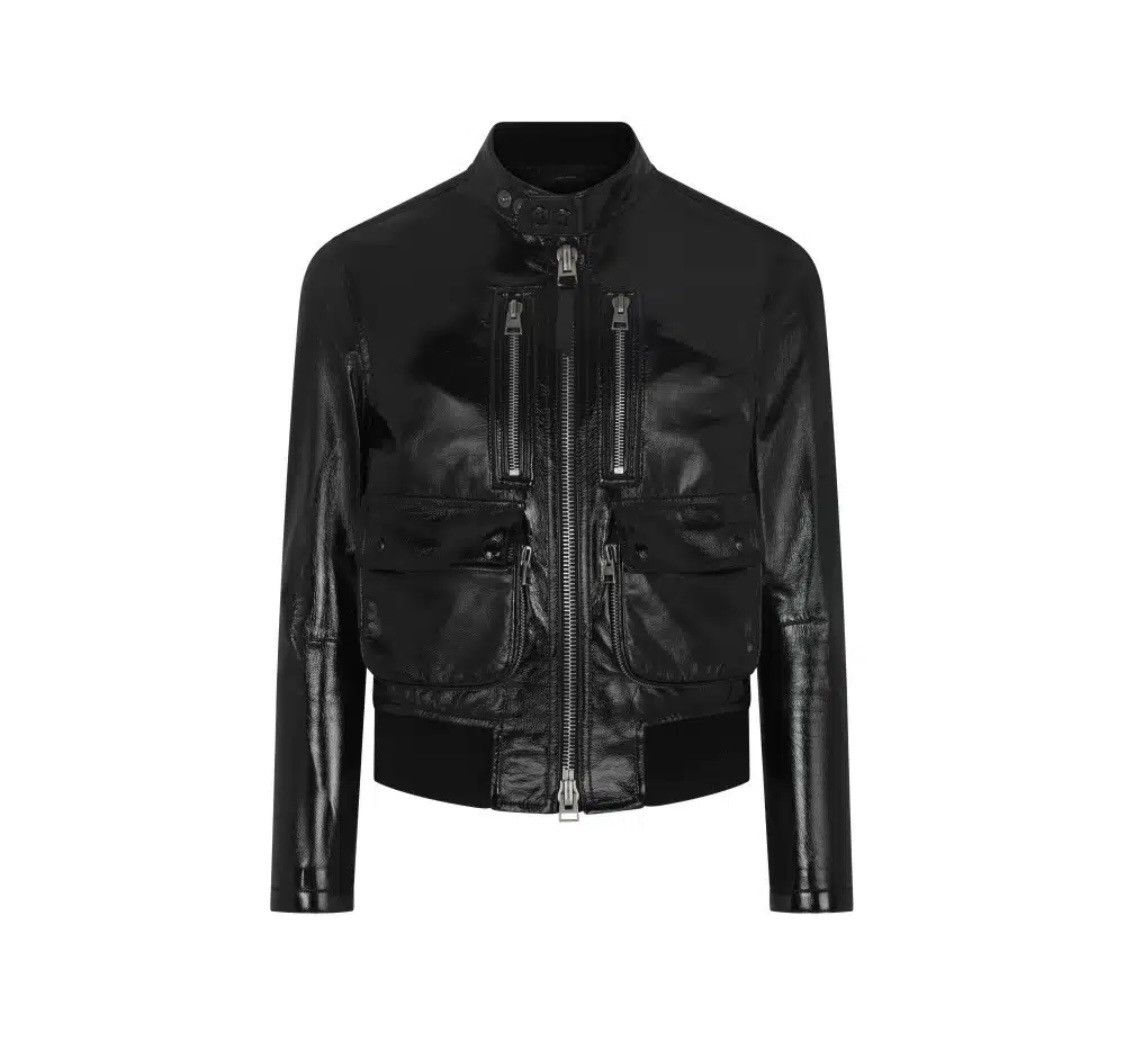 Tom Ford LEATHER BLOUSON JACKET Size US M / EU 48-50 / 2 - 1 Thumbnail